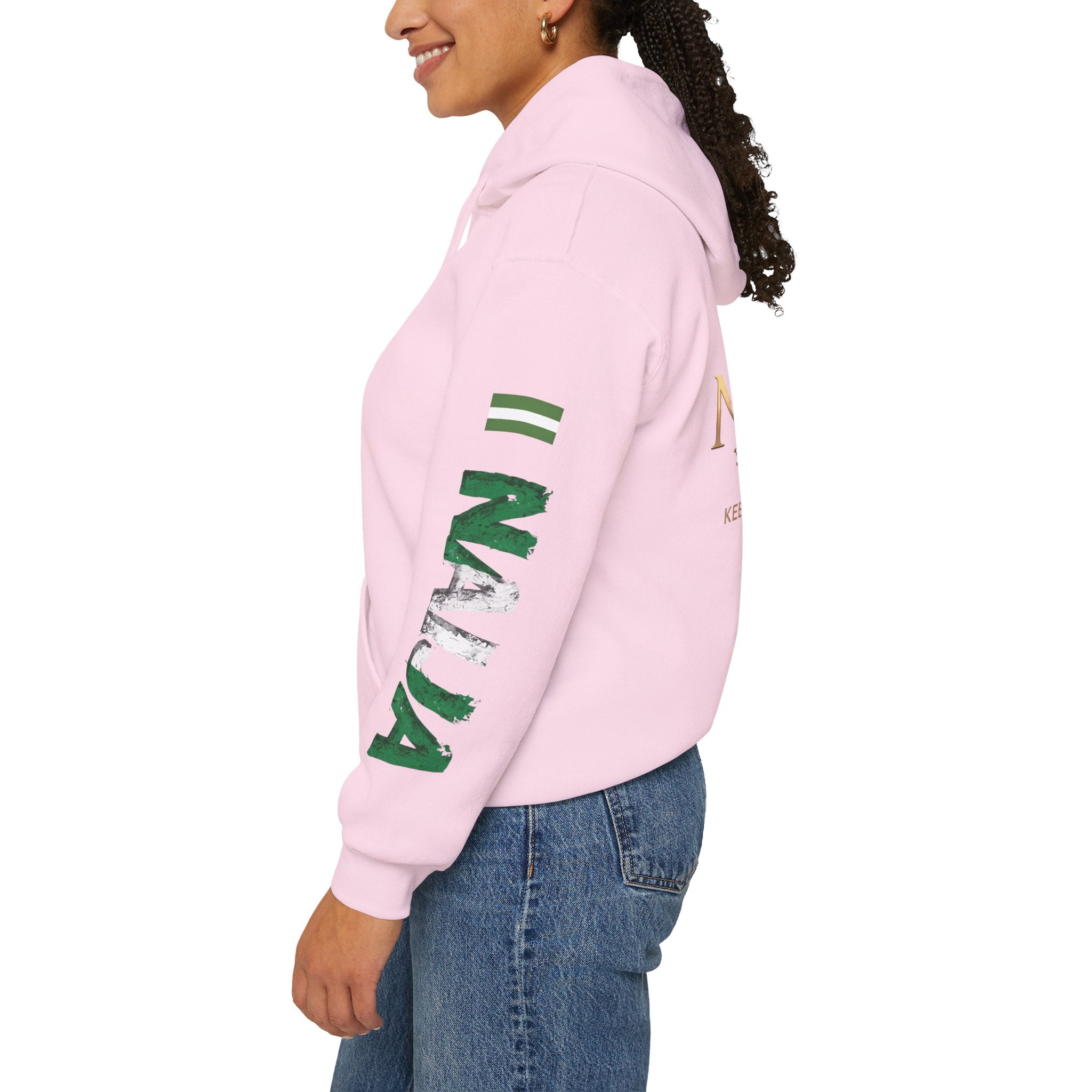 Naija Keep Calm & Hustle Hoodie