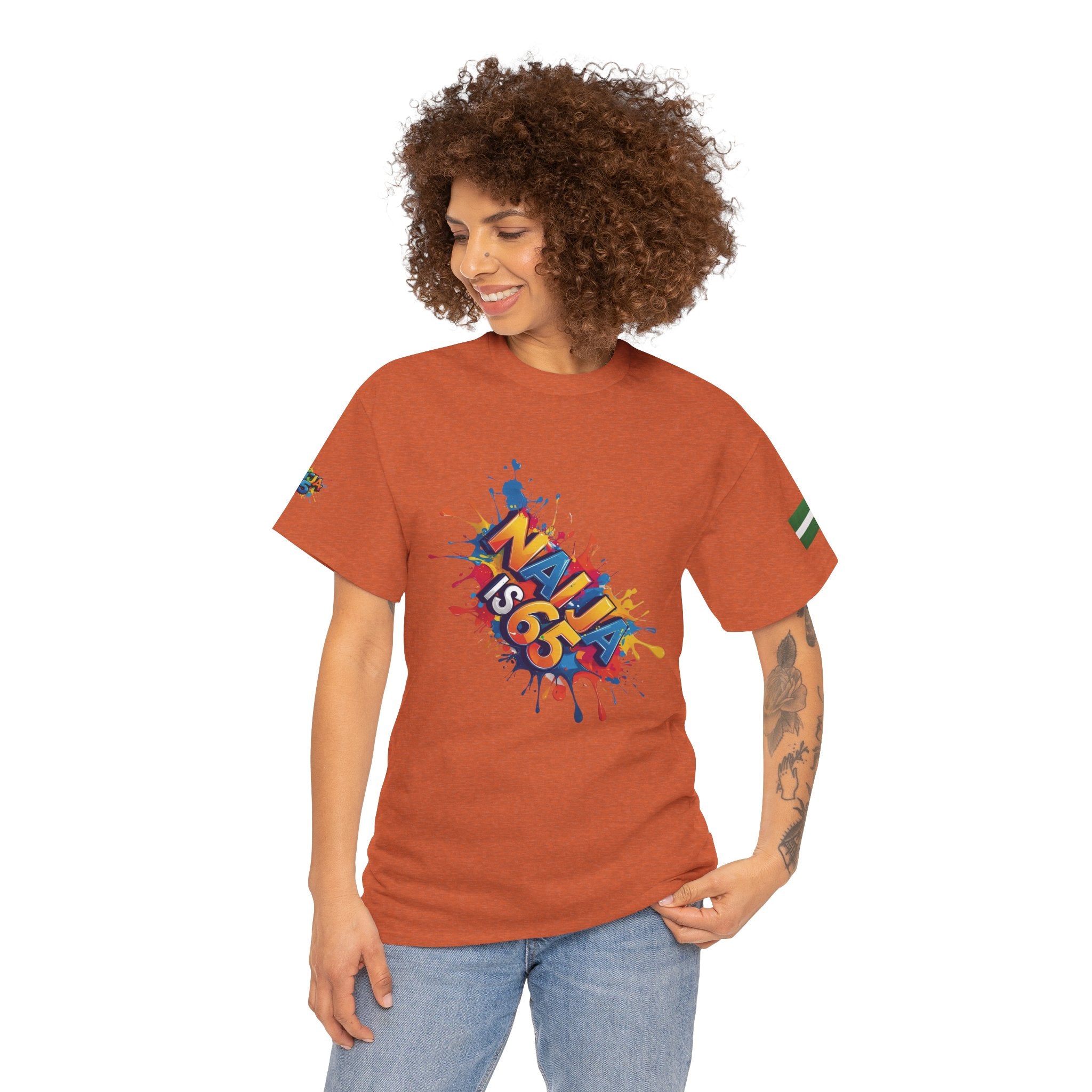 Naija is 65, INDEPENDENCE, Unisex, Cotton T-shirt