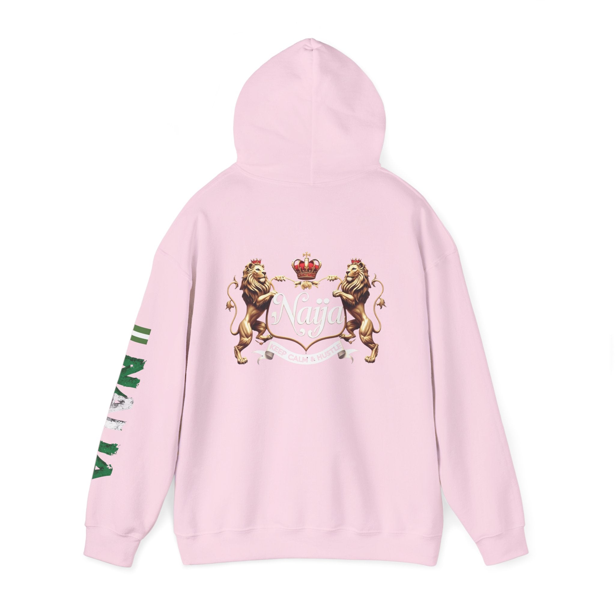 Nigeria- Naija Keep Calm & Hustle Hoodie.