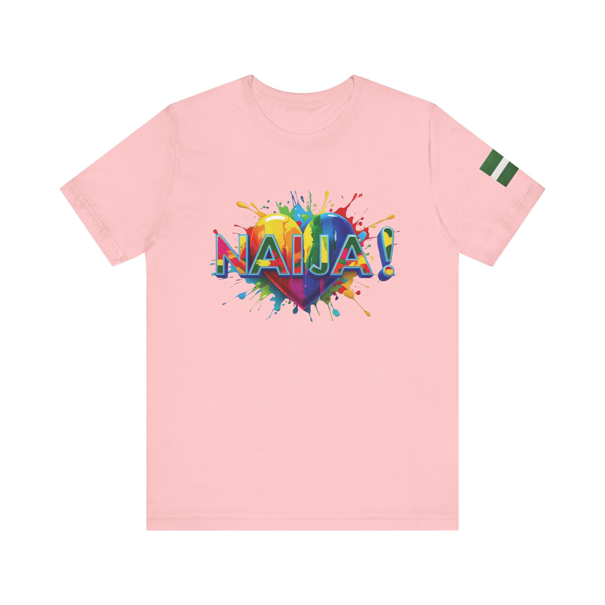 Naija Love, Unisex T-shirt - Naija Of Course Fashion, Pink T-shirt
