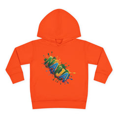 Naija No Silver Spoons, Just send Crypto Orange Toddler Pullover Fleece Hoodie - Naija Of Course streetwear fashion