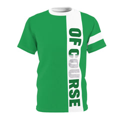 Naija Of Course, Natural Born Hustler, Unisex Cut & Sew T-shirt
