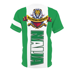 Naija Of Course, Natural Born Hustler, Unisex Cut & Sew T-shirt