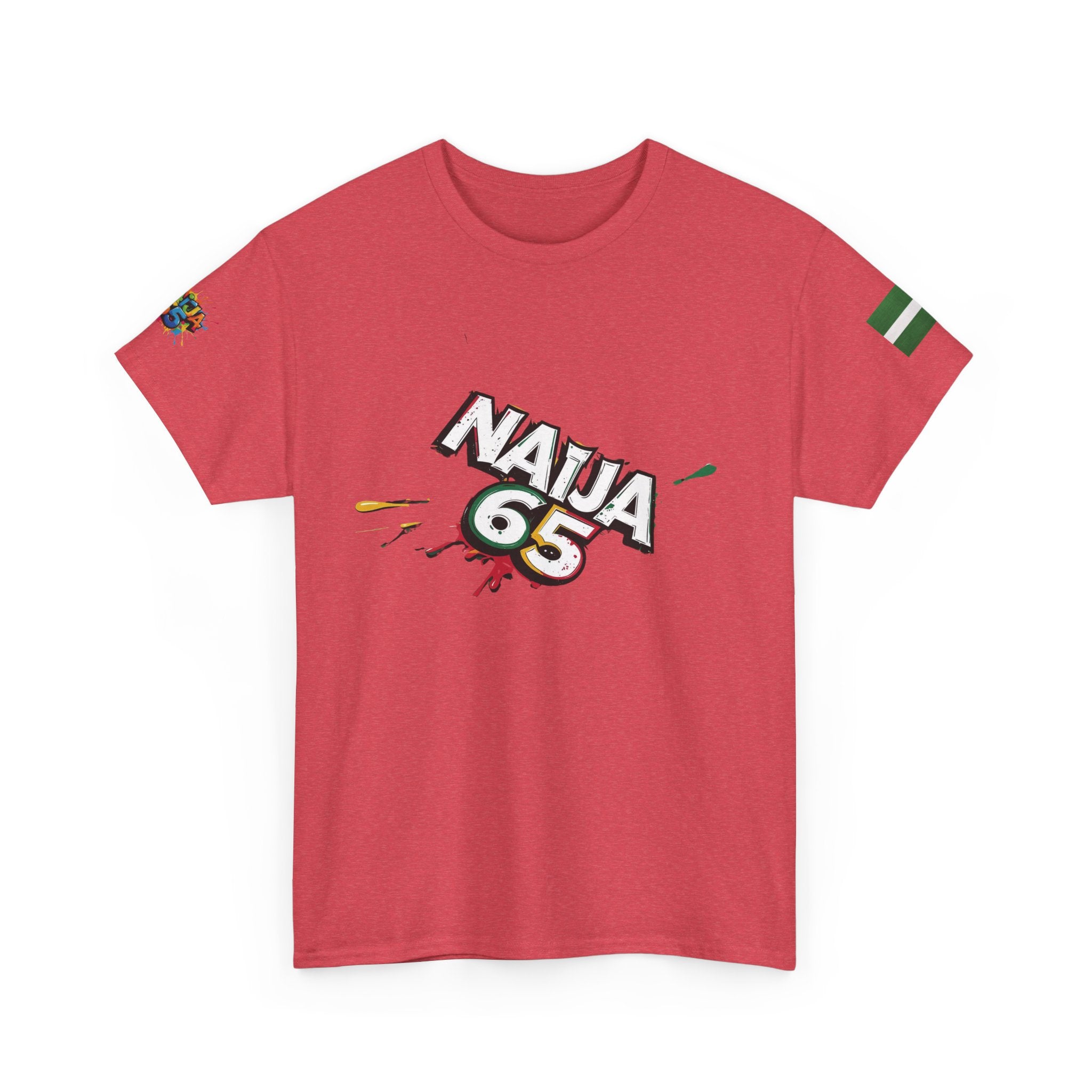 Naija 65TH INDEPENDENCE, Unisex Cotton T-shirt