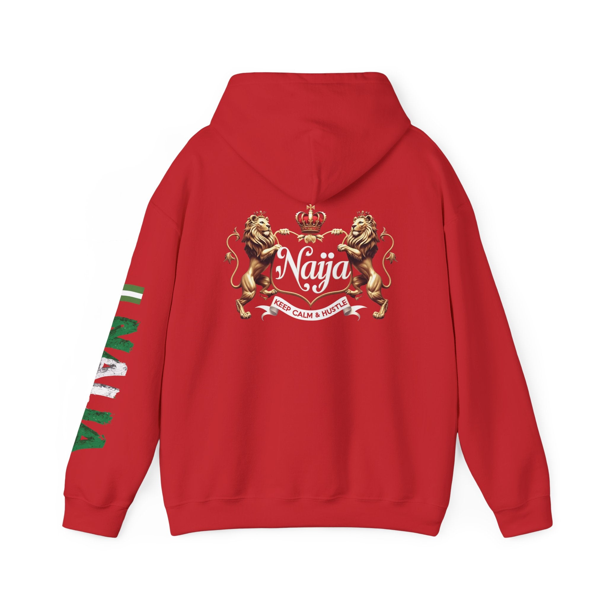 Nigeria- Naija Keep Calm & Hustle Hoodie.