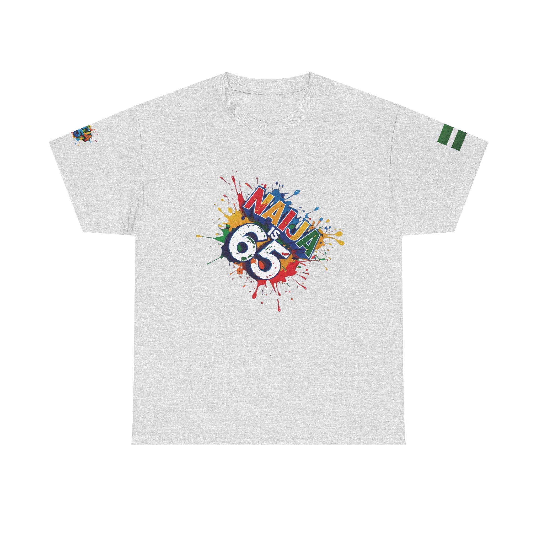 Naija is 65, INDEPENDENCE CELEBRATION  - Unisex Cotton T-shirt