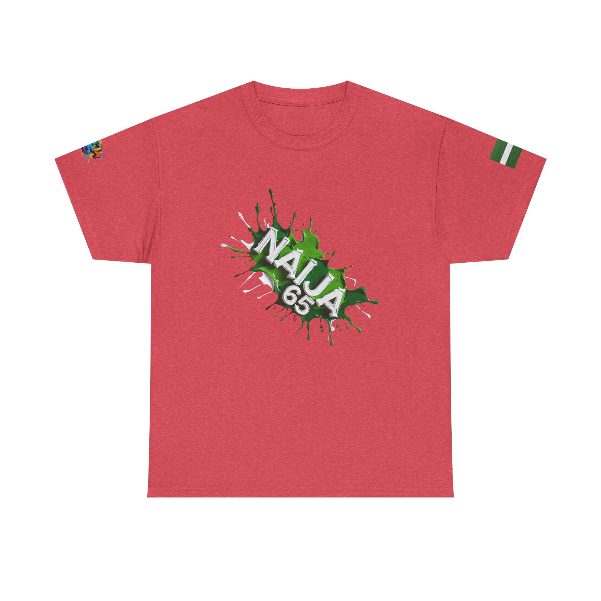 Naija 65TH INDEPENDENCE CELEBRATION, - Unisex Cotton T-shirt