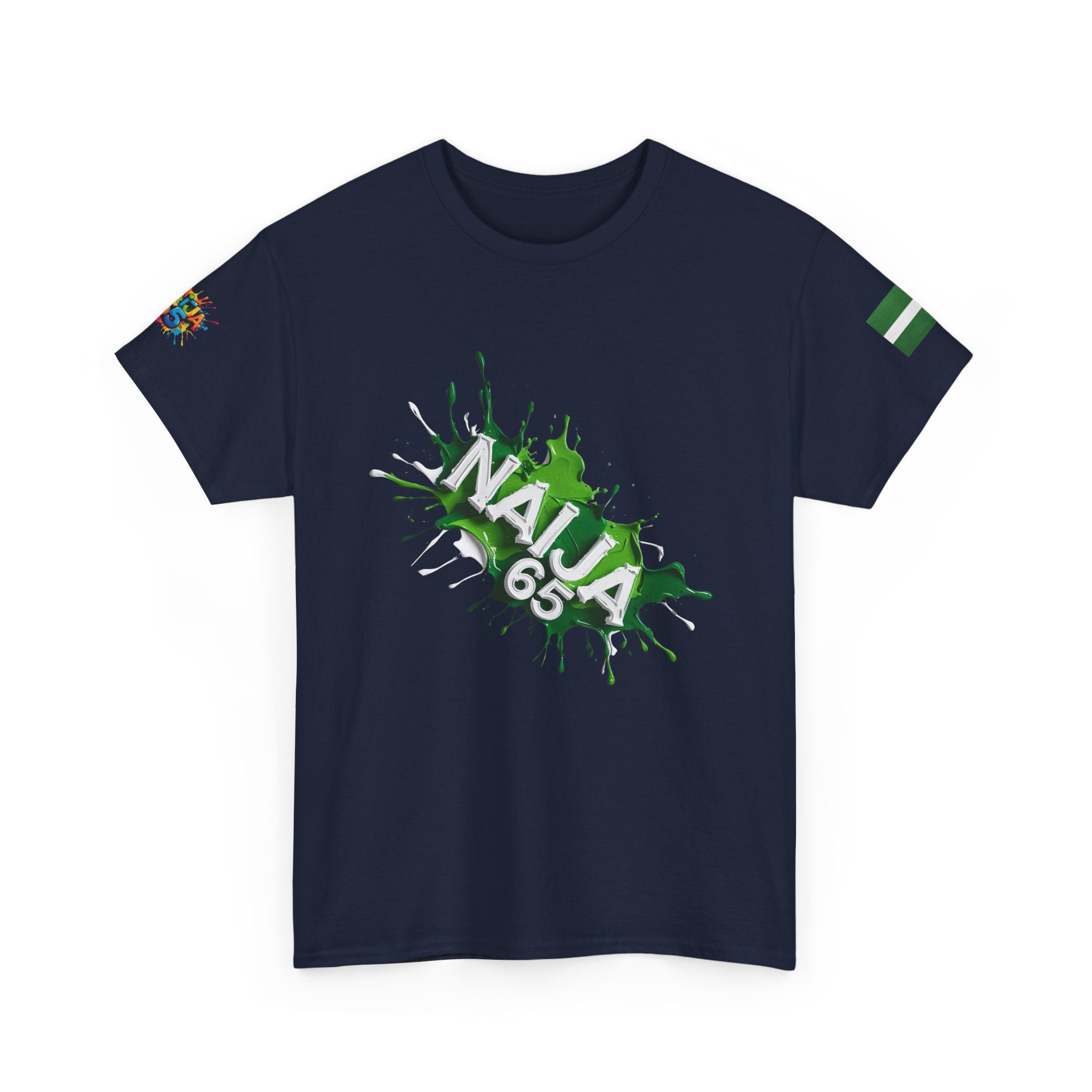 Naija 65TH INDEPENDENCE CELEBRATION, - Unisex Cotton T-shirt