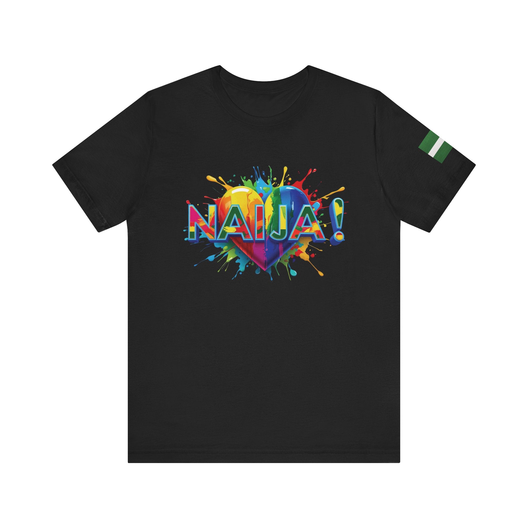 Naija Love, Unisex T-shirt - Naija Of Course Fashion, Black T-shirt