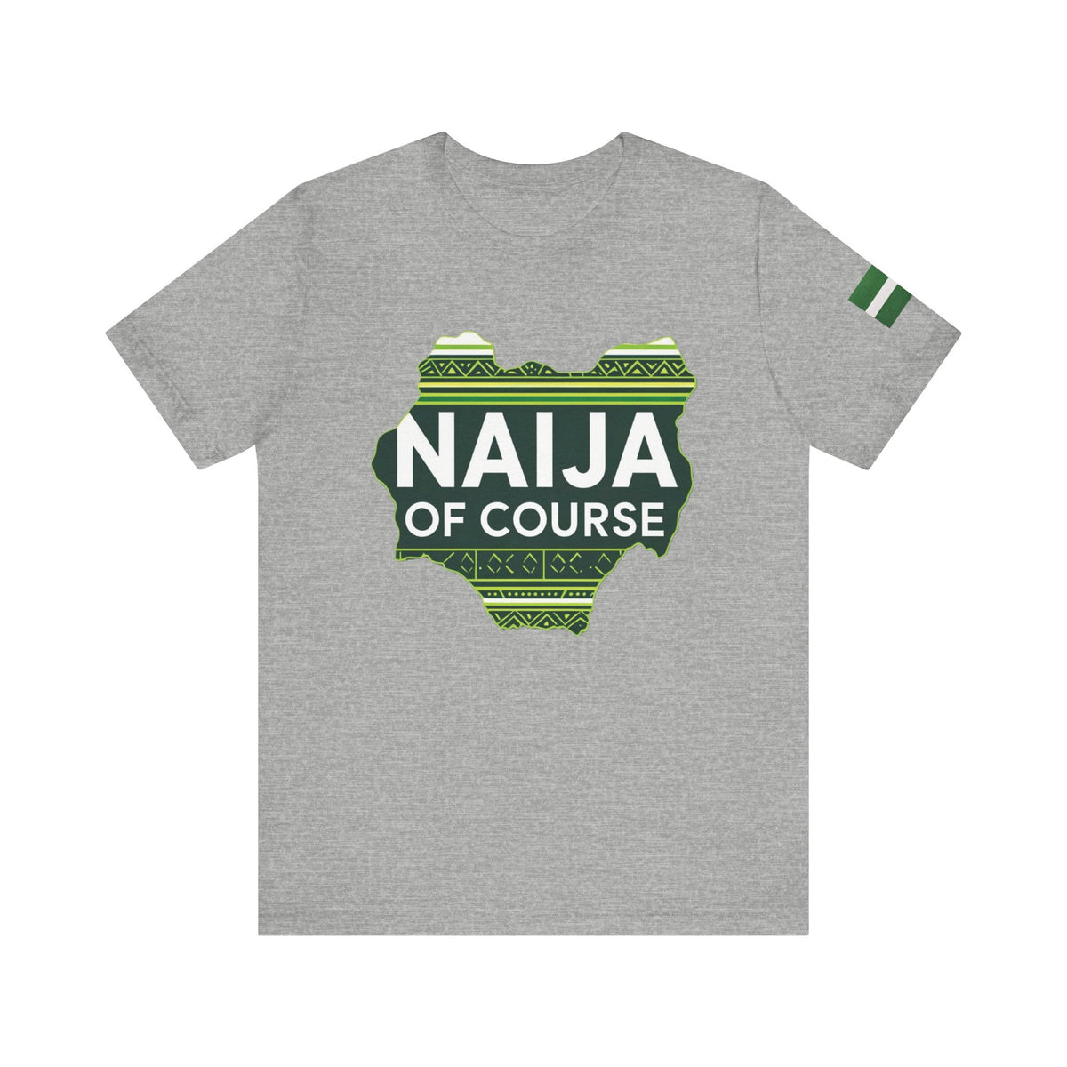 Naija Of Course Map, Unisex T-Shirt