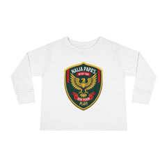 Naija Papa’s No Dey Take Dem Pickin Play, Toddler Long Sleeve T-shirt