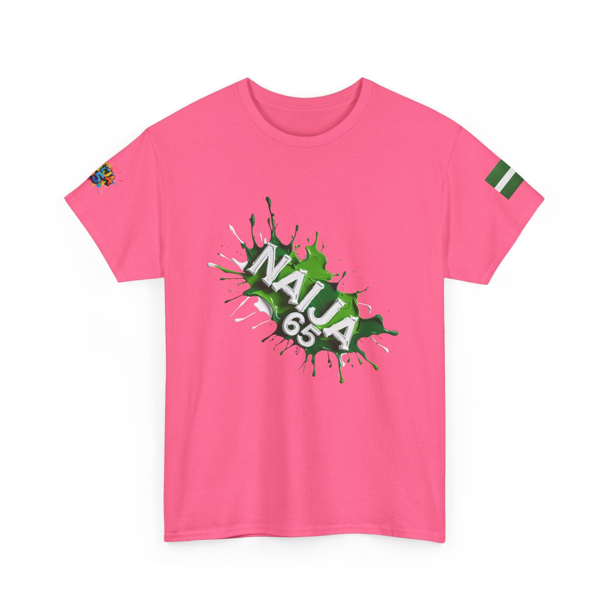 Naija 65TH INDEPENDENCE CELEBRATION, - Unisex Cotton T-shirt