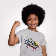 I'm Naija's Future, Unisex Kids T-shirt - Naija Of Course Fashion, Grey