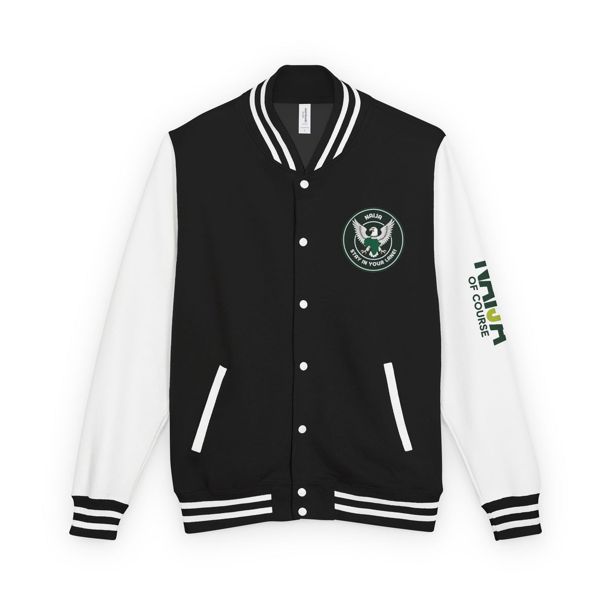 Naija of Course, Stay in your lane College Jacket