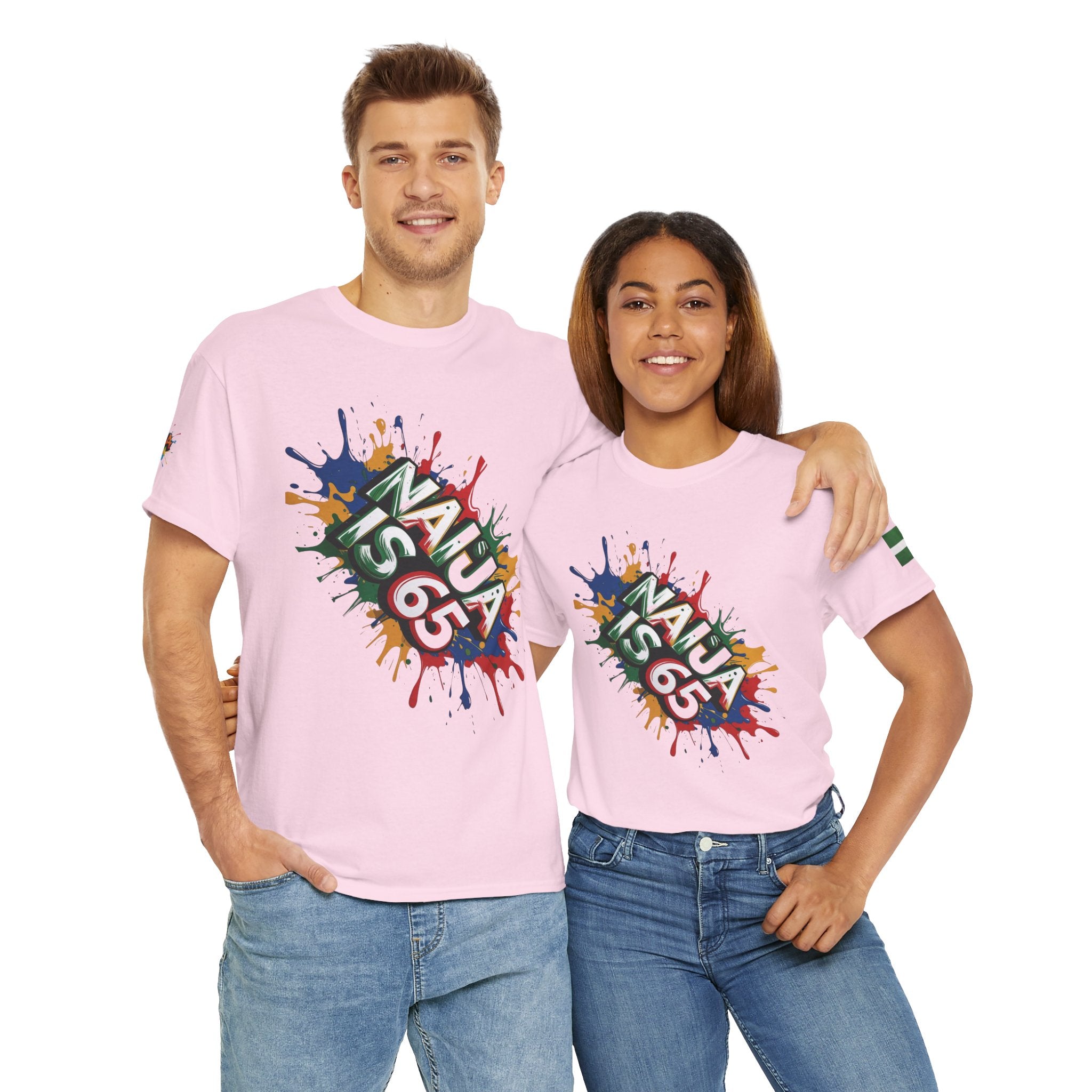 Naija, is 65, INDEPENDENCE DAY Unisex Cotton T-shirt