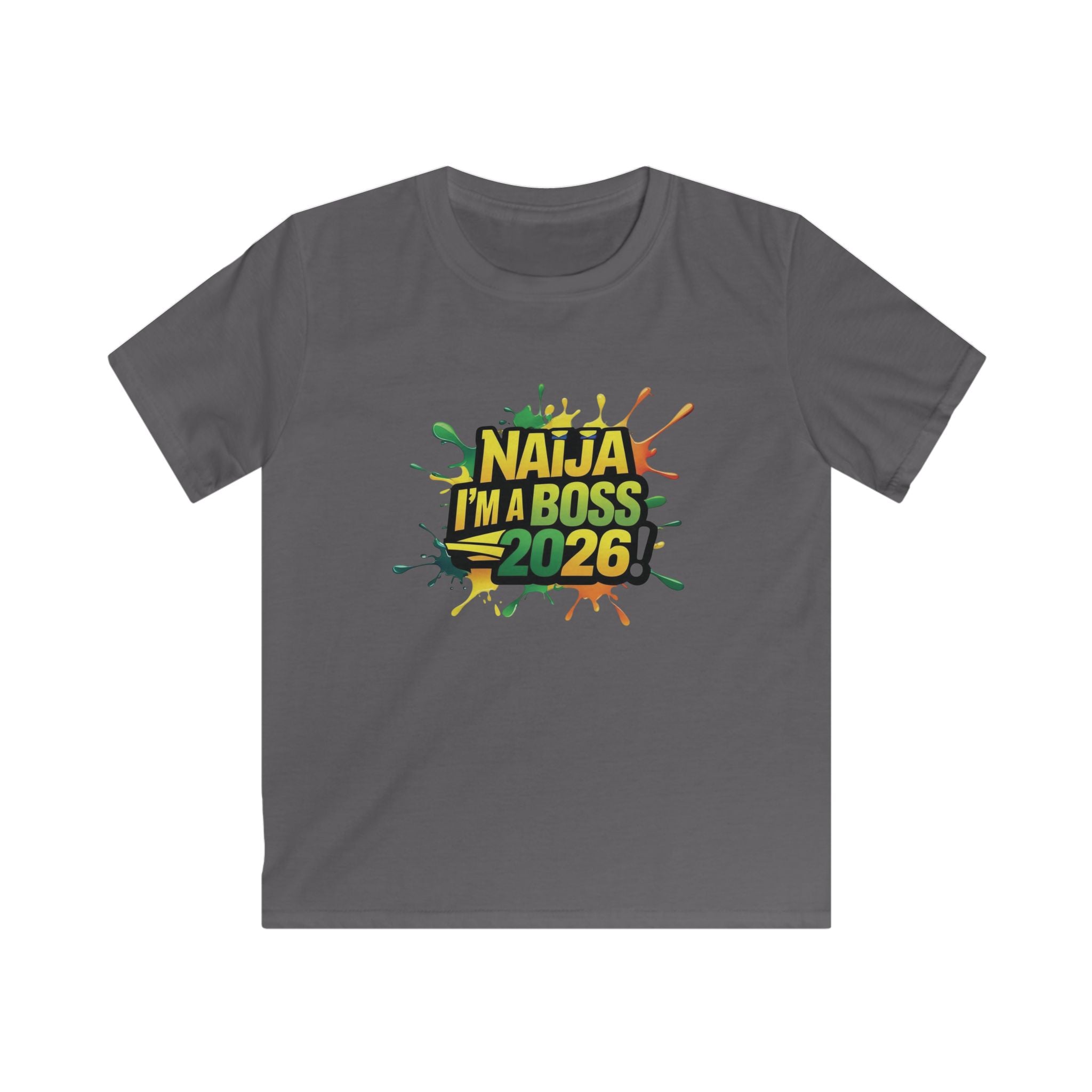 Naija I'm a Boss 2026, Kids Unisex T-shirt