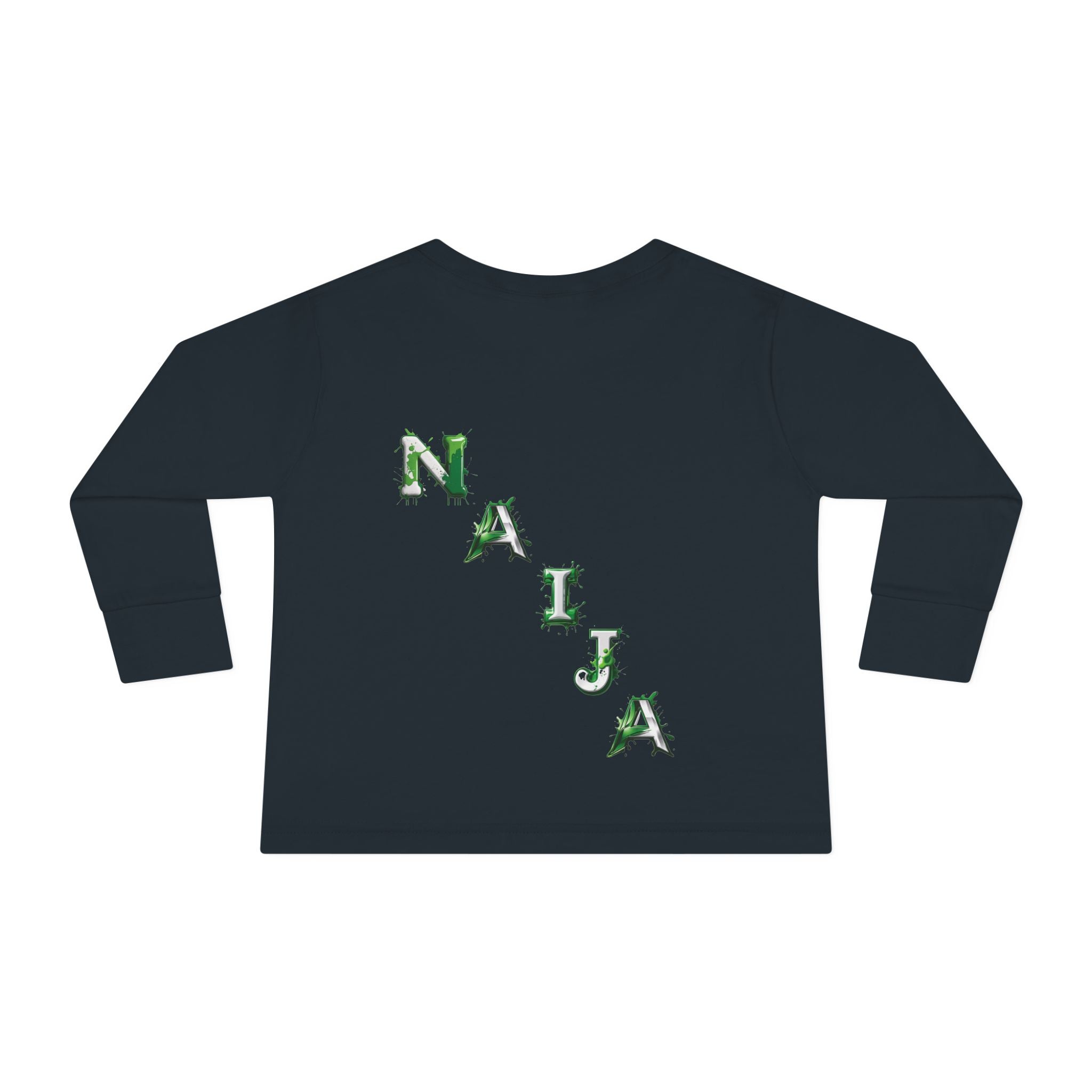 Naija Papa’s No Dey Take Dem Pickin Play, Toddler Long Sleeve T-shirt