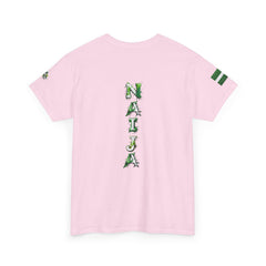 Naija Owa O, Unisex Pink Cotton T-shirt- Back View- Nigerian streetwear fashion from Naija Of Course