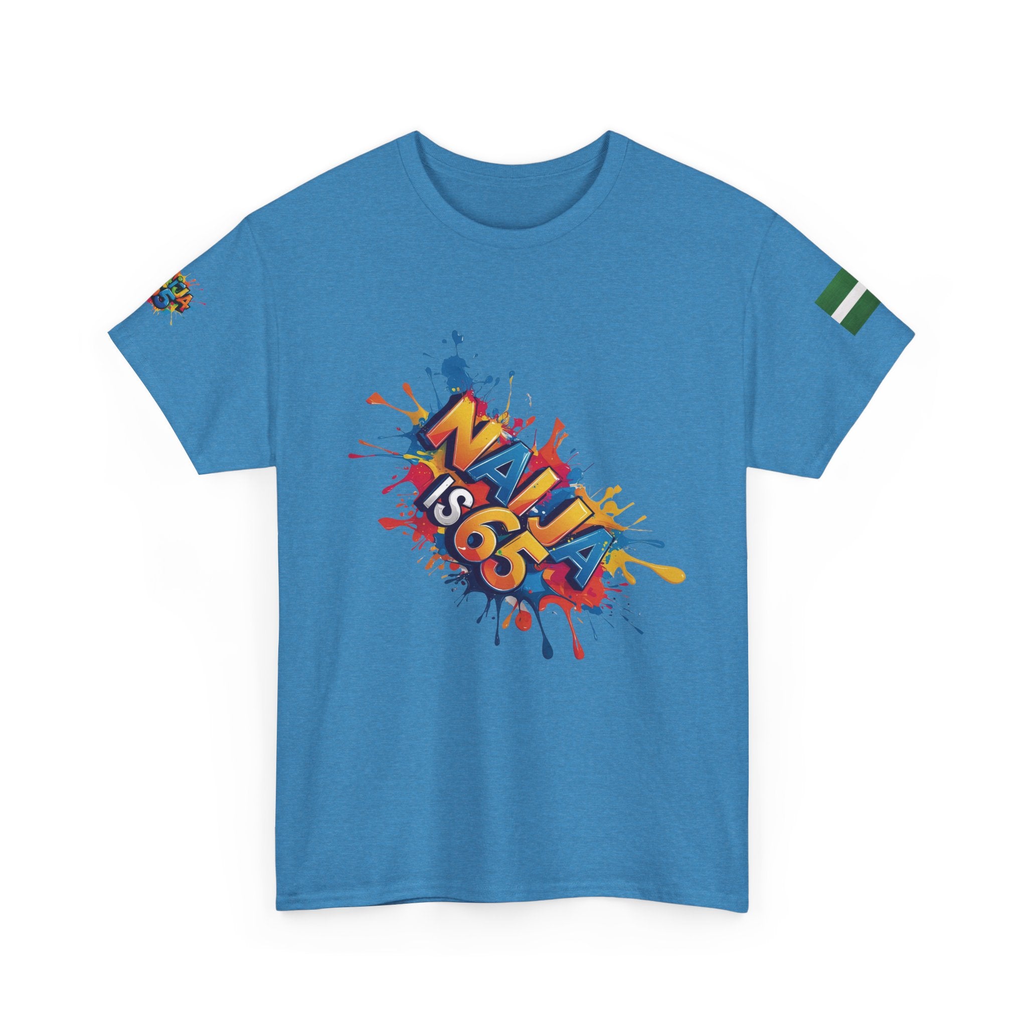 Naija is 65, INDEPENDENCE, Unisex, Cotton T-shirt