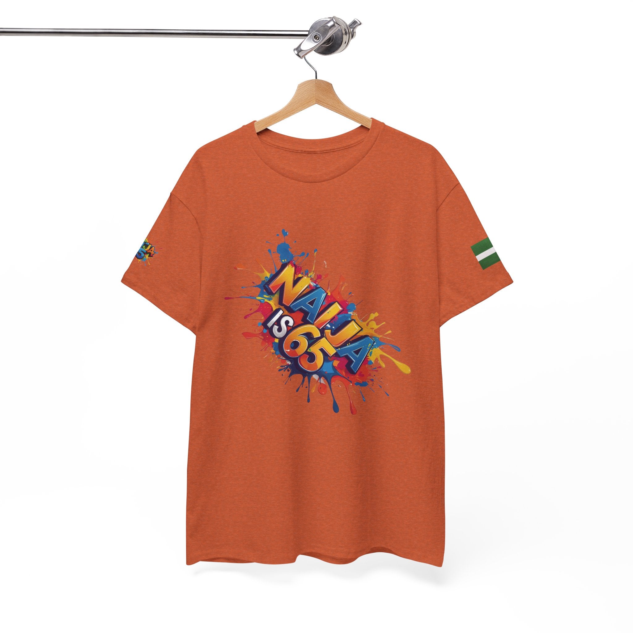 Naija is 65, INDEPENDENCE, Unisex, Cotton T-shirt