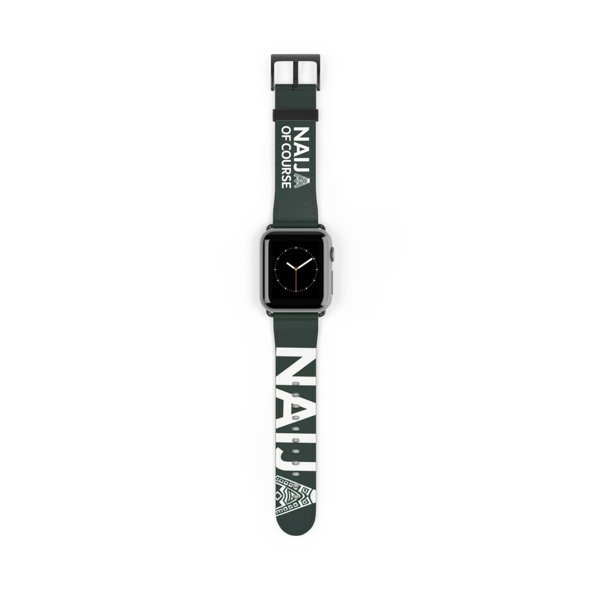 Niaja Of Course Motif, Watch Band for Apple Watch, Wrist 38-41mm - Naija Of Course Fashion