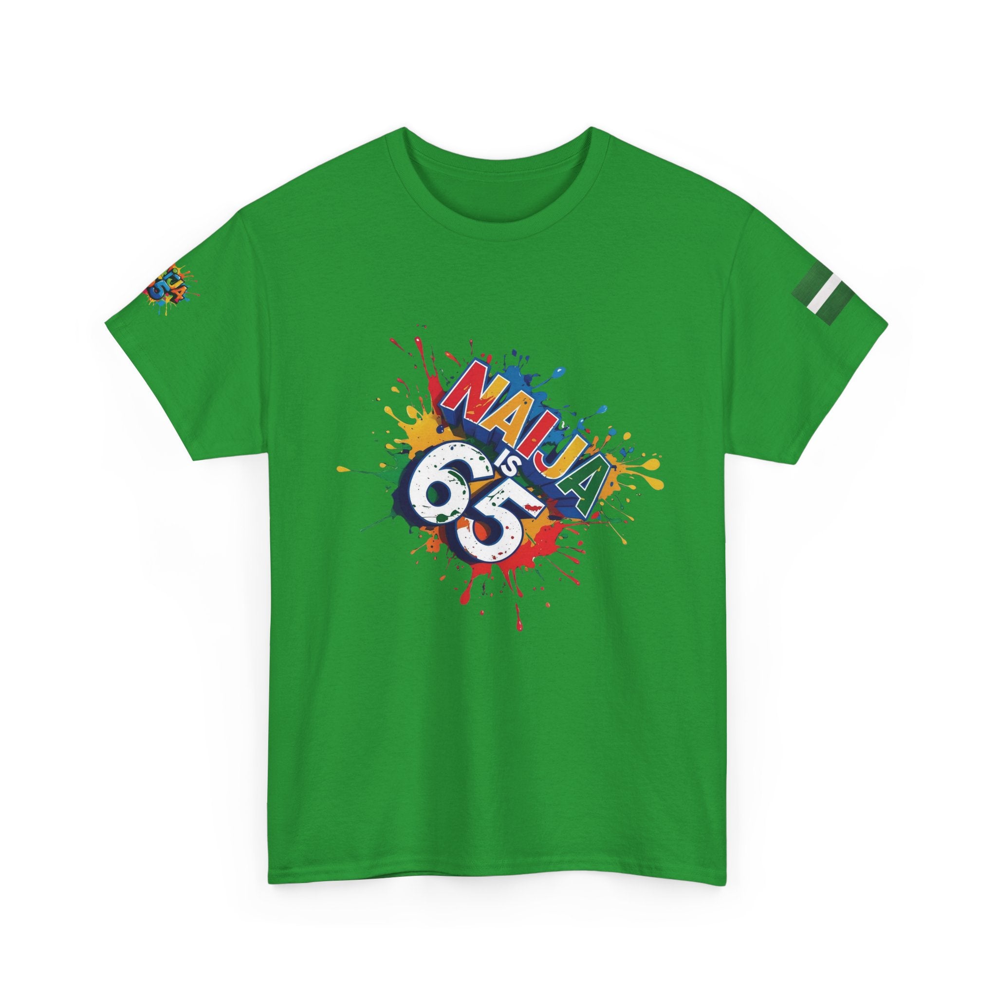 Naija is 65, INDEPENDENCE CELEBRATION  - Unisex Cotton T-shirt