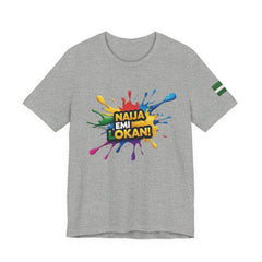 Naija, Emi Lokan,  'It's My Turn,' Grey Unisex T-shirt - Nigerian streetwear fashion from Naija Of Course