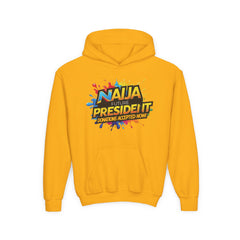 Naija Future President Kids Mustard Hoodie Unisex - Naija Of Course streetwear fashion