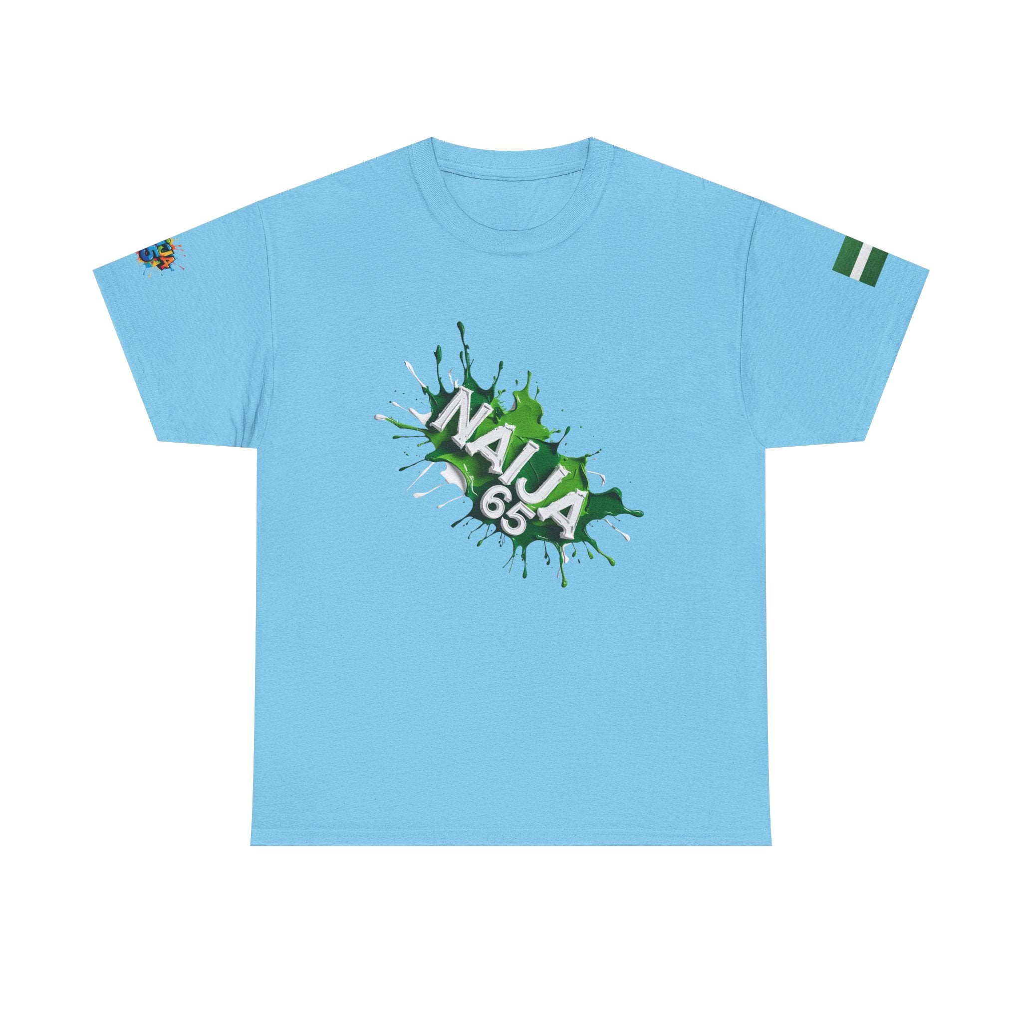 Naija 65TH INDEPENDENCE CELEBRATION, - Unisex Cotton T-shirt