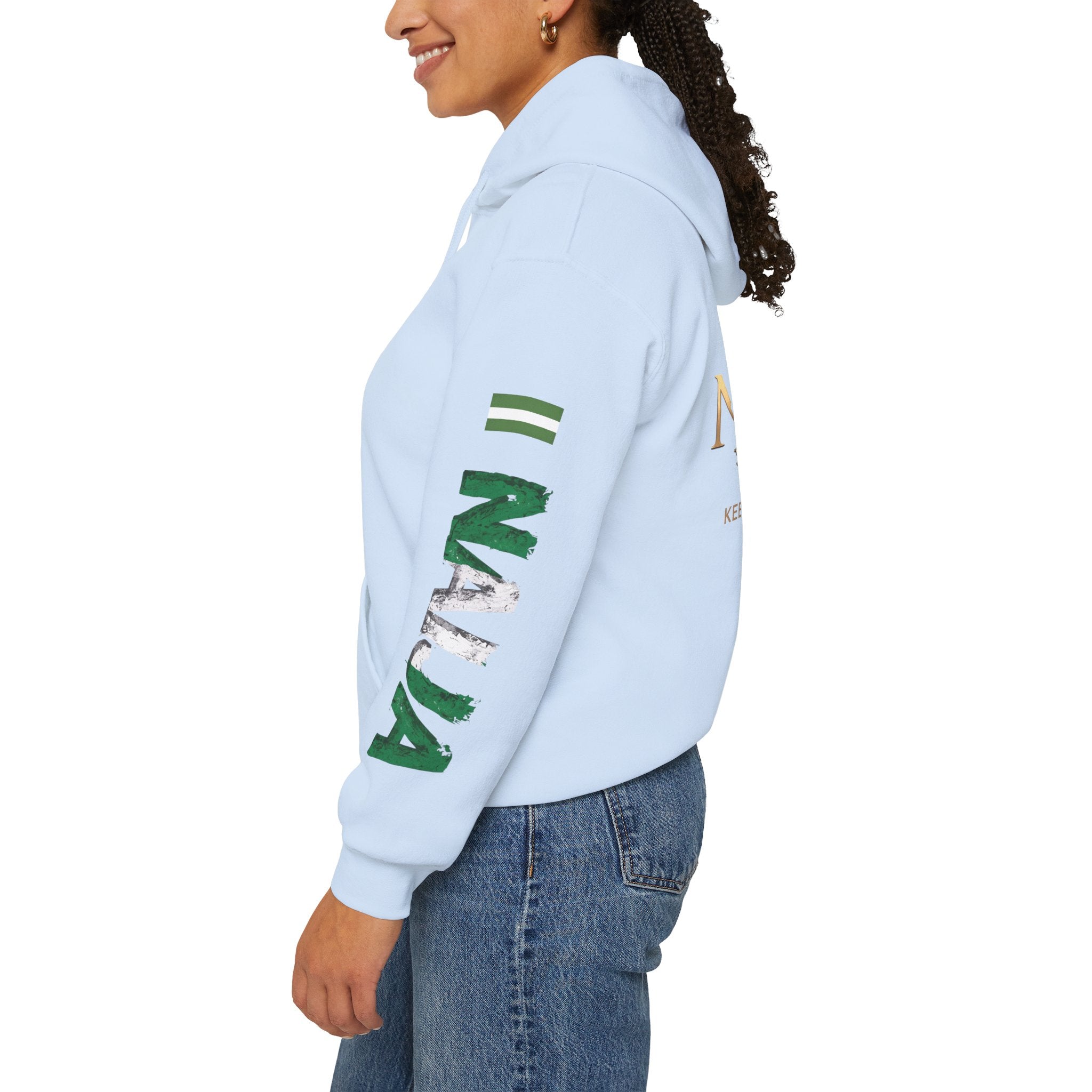 Naija Keep Calm & Hustle Hoodie
