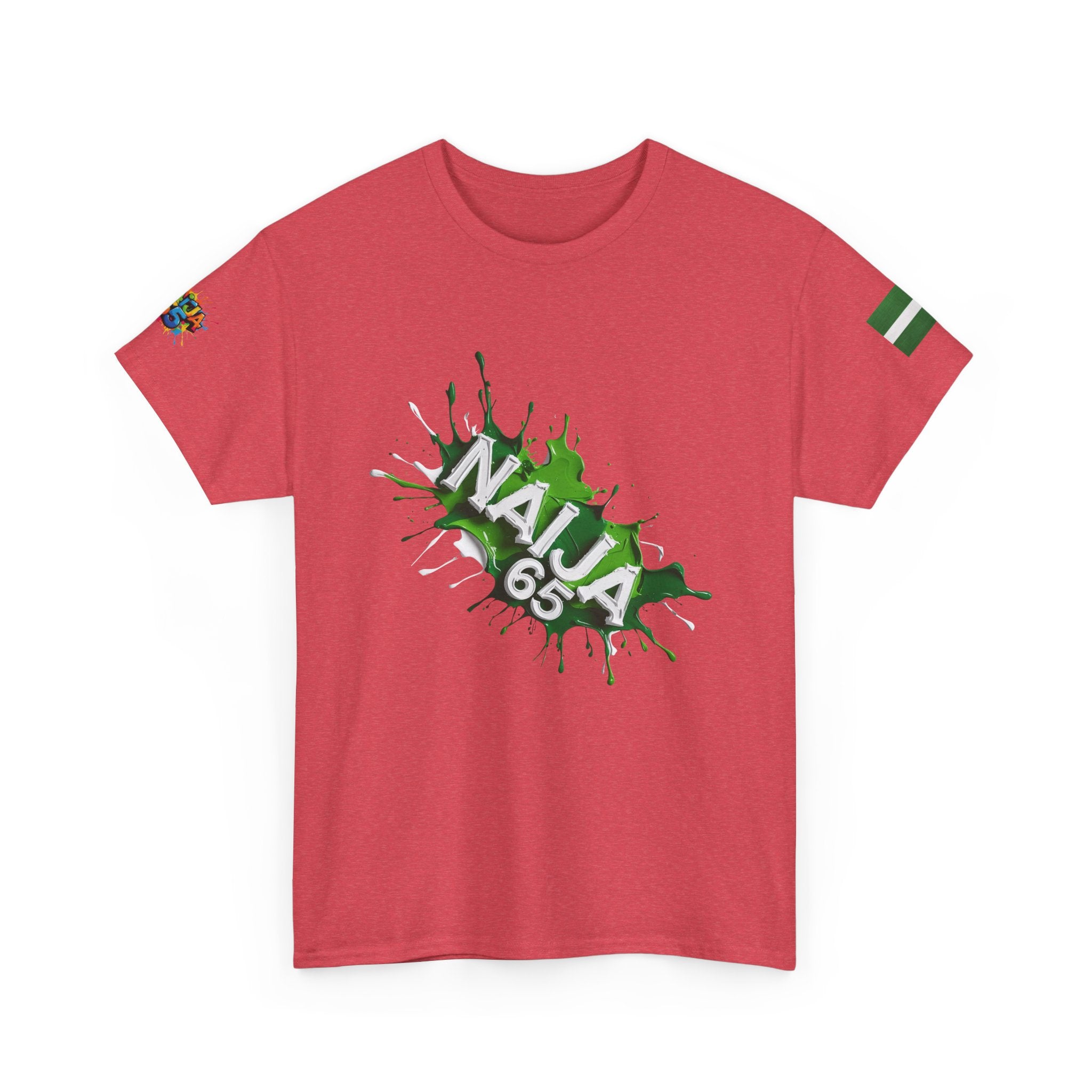 Naija 65TH INDEPENDENCE CELEBRATION, - Unisex Cotton T-shirt