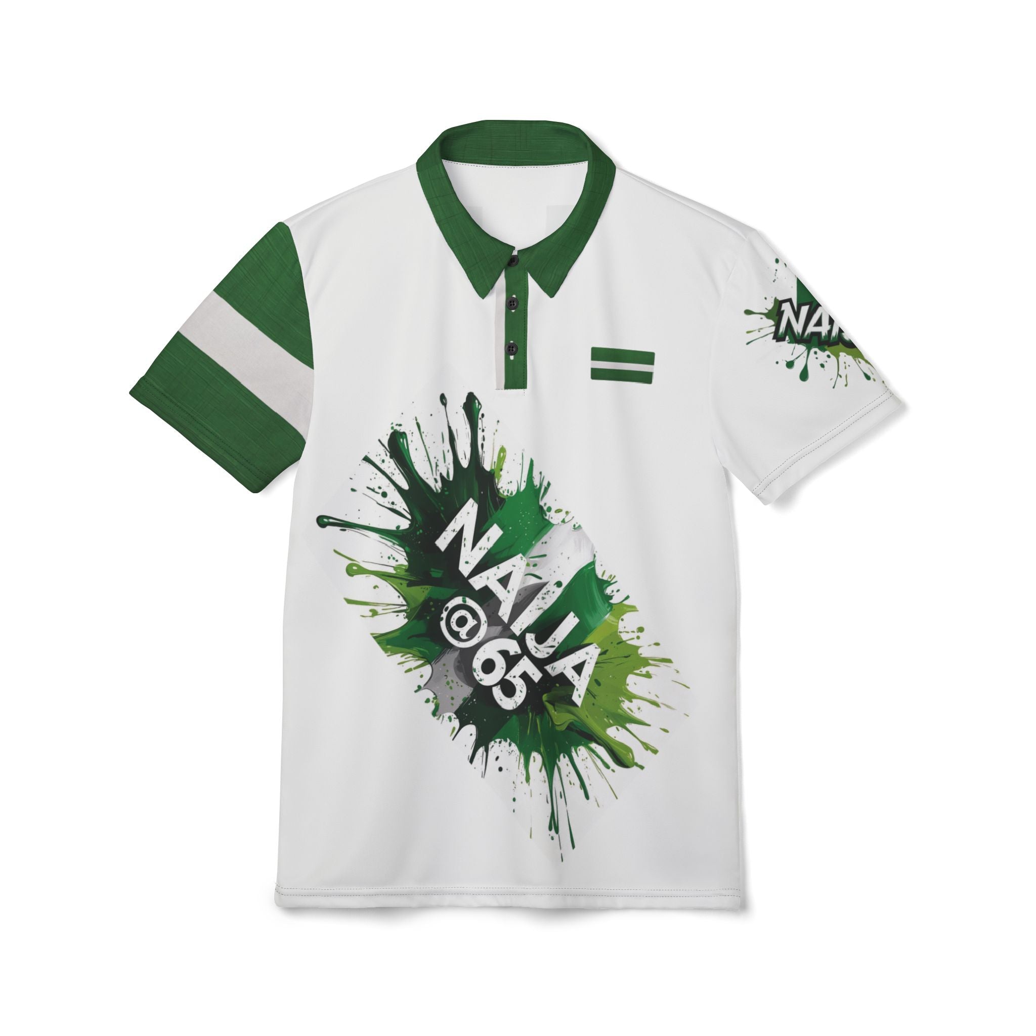 Naija- At 65,  Independence Day, Unisex Polo Shirt
