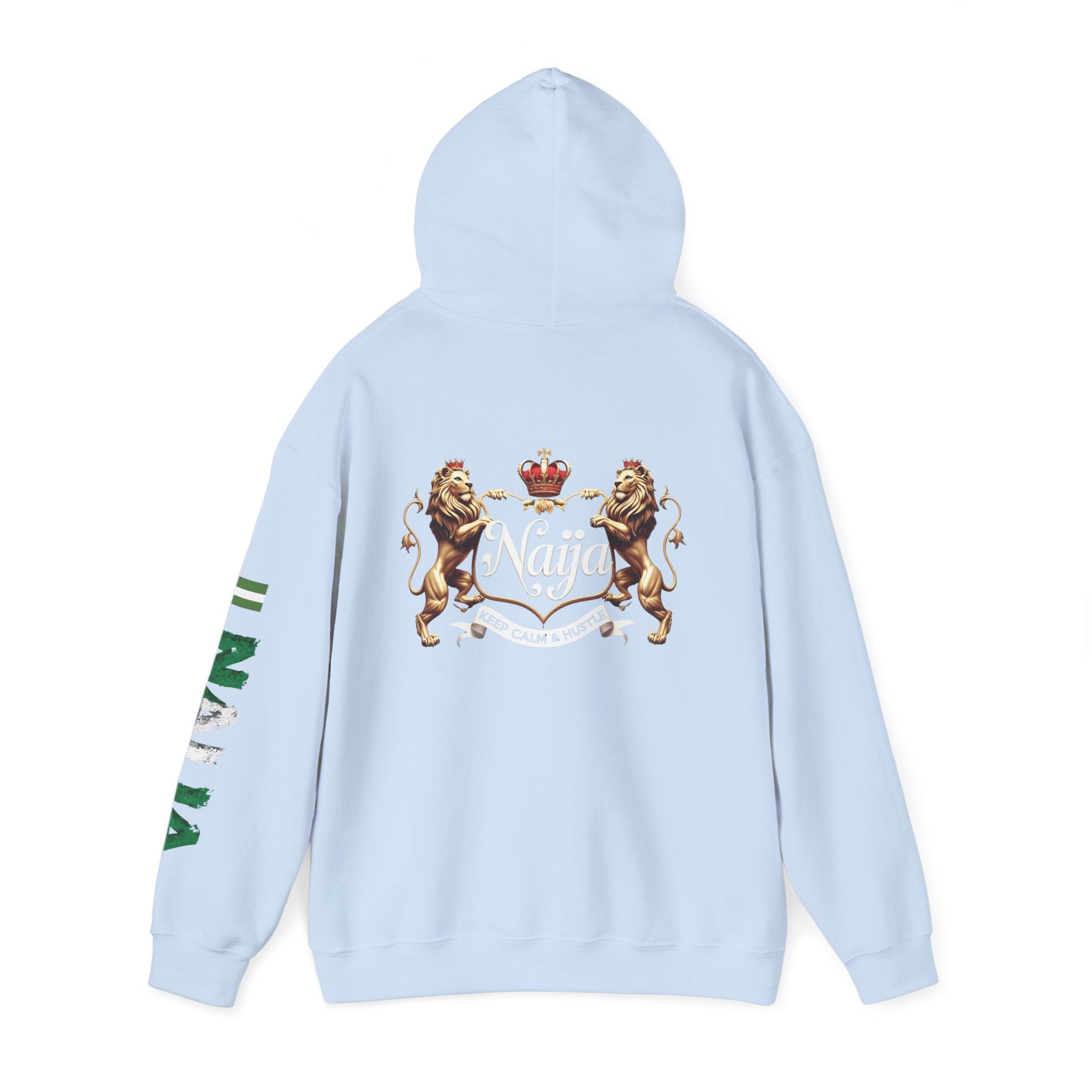Nigeria- Naija Keep Calm & Hustle Hoodie.