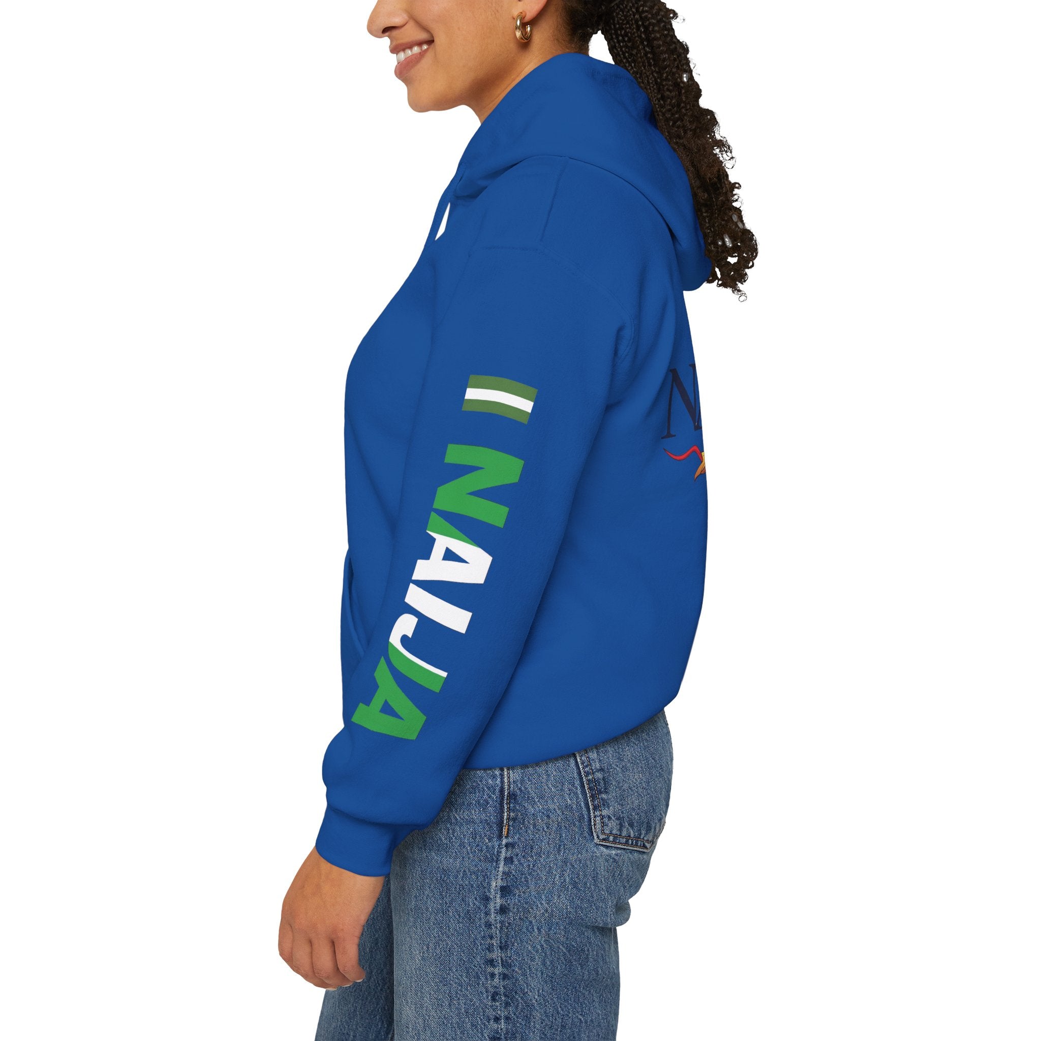 Nigeria-Naija, Keep Calm & Hustle, Hoodie.