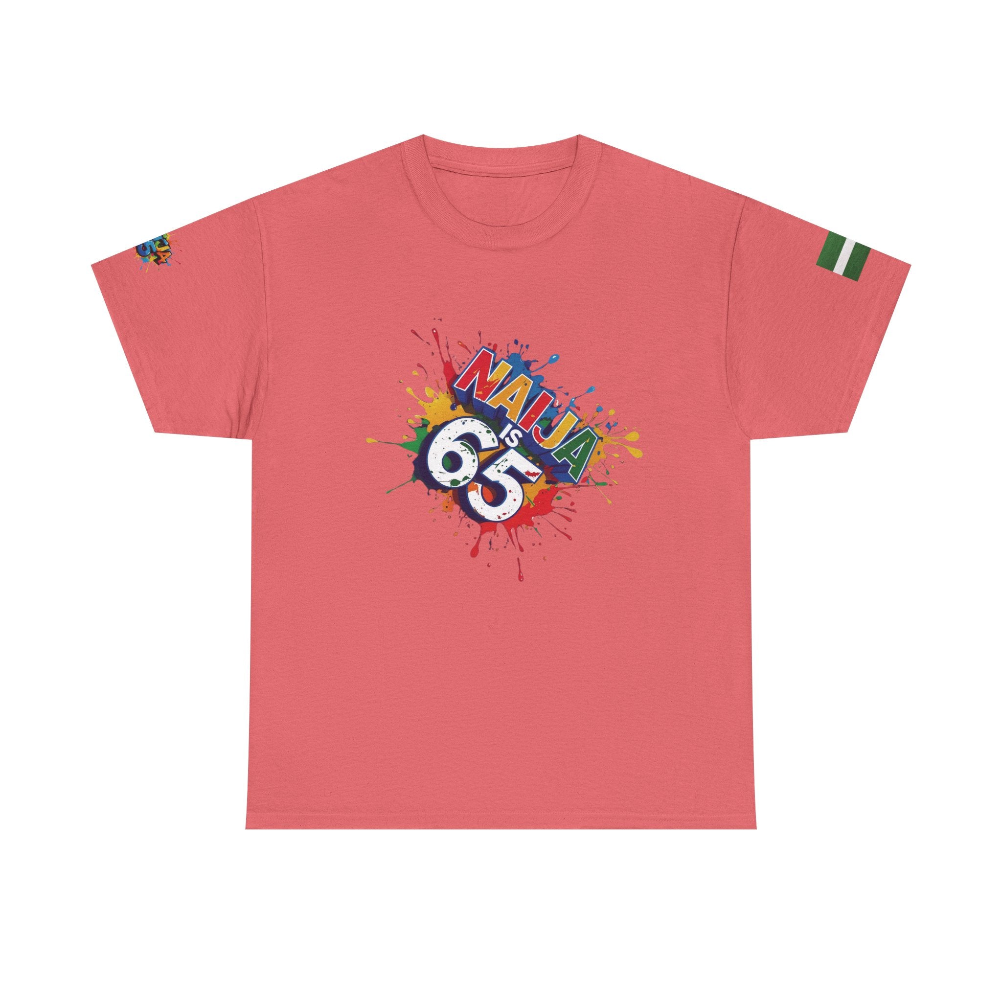 Naija is 65, INDEPENDENCE CELEBRATION  - Unisex Cotton T-shirt