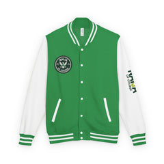 Naija No1 Of Course, Nigeria Heritage Green and White Unisex Jacket - Nigerian streetwear fashion from Naija Of Course