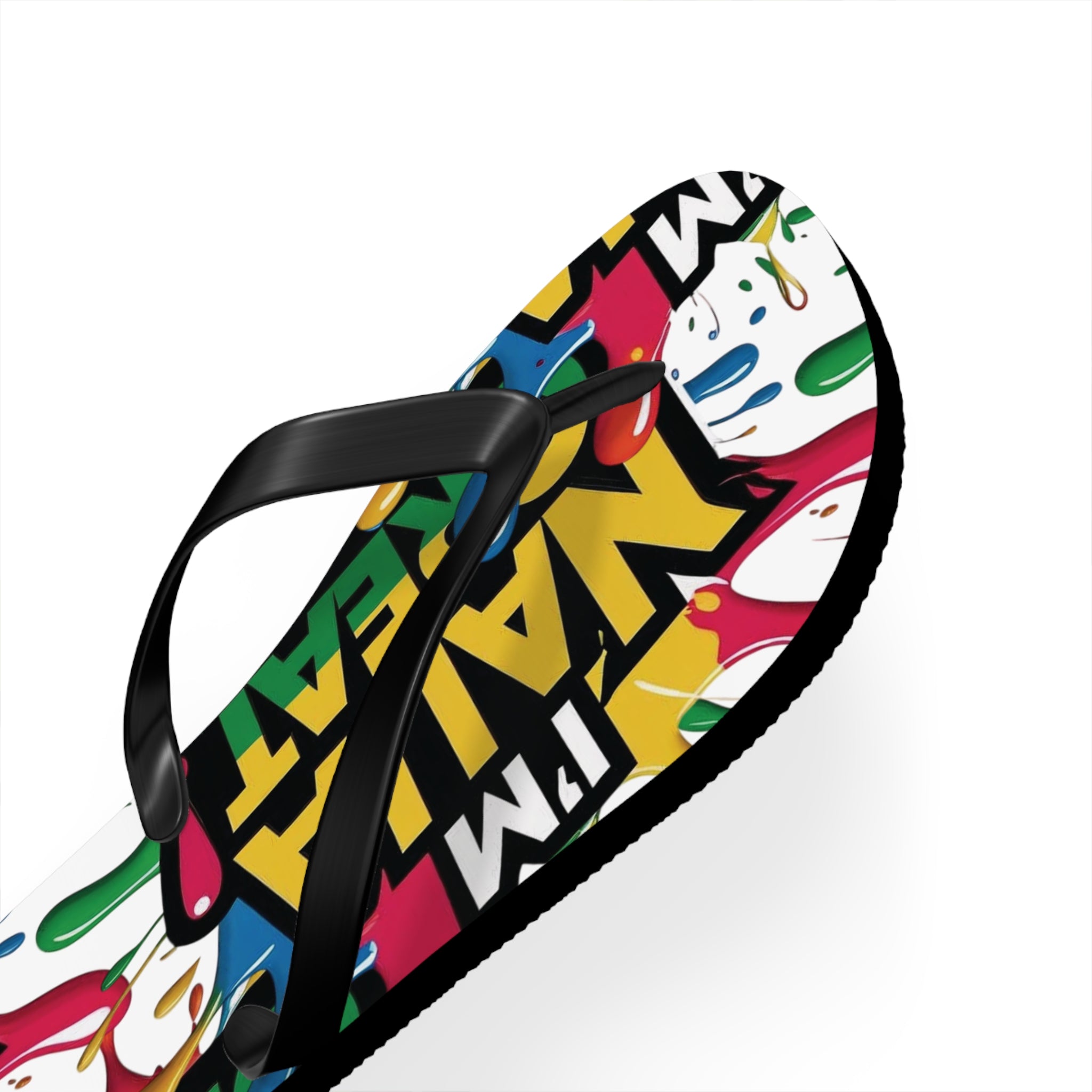 I'm Naija Great, Beach Unisex Flipflops