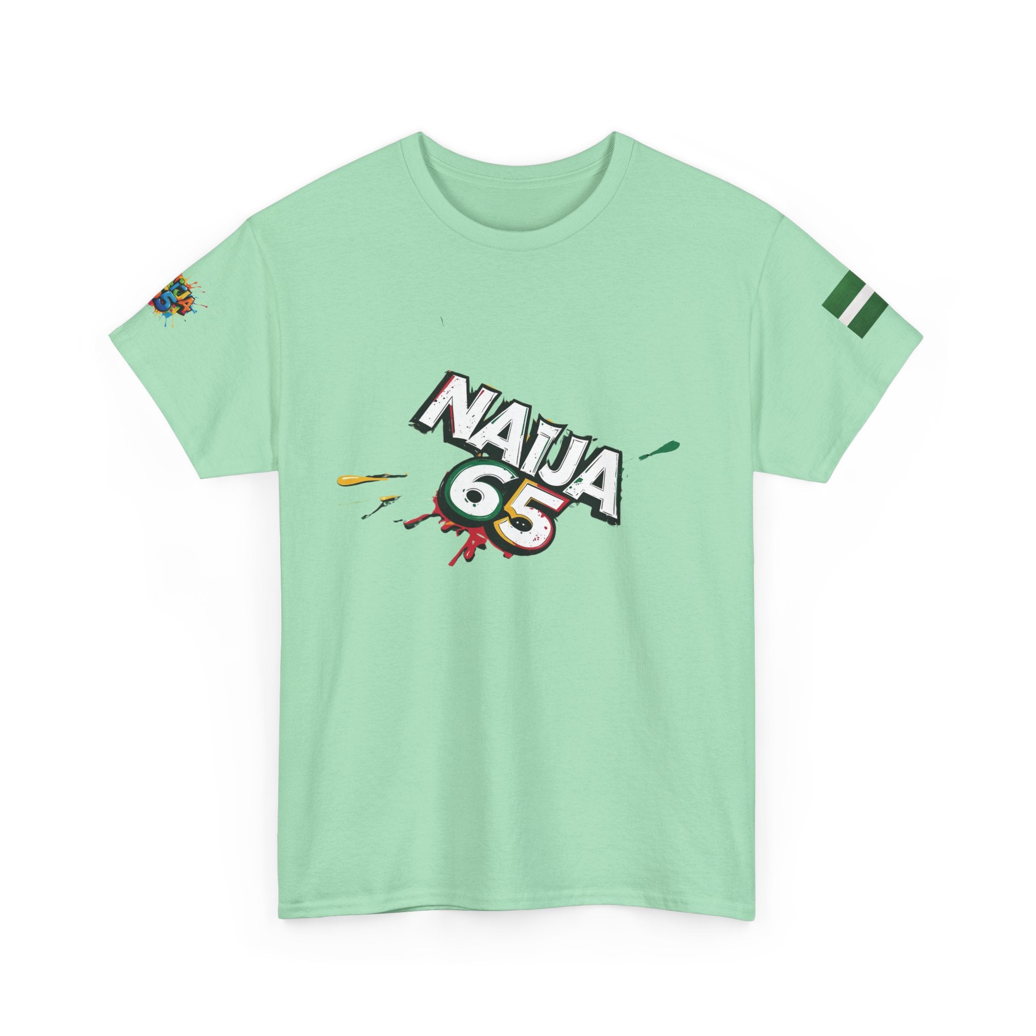 Naija 65TH INDEPENDENCE, Unisex Cotton T-shirt