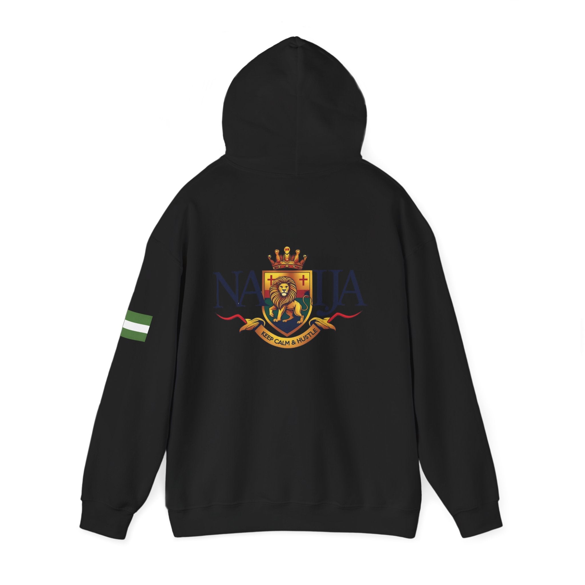 Naija-Keep Calm & Hustle Hoodie