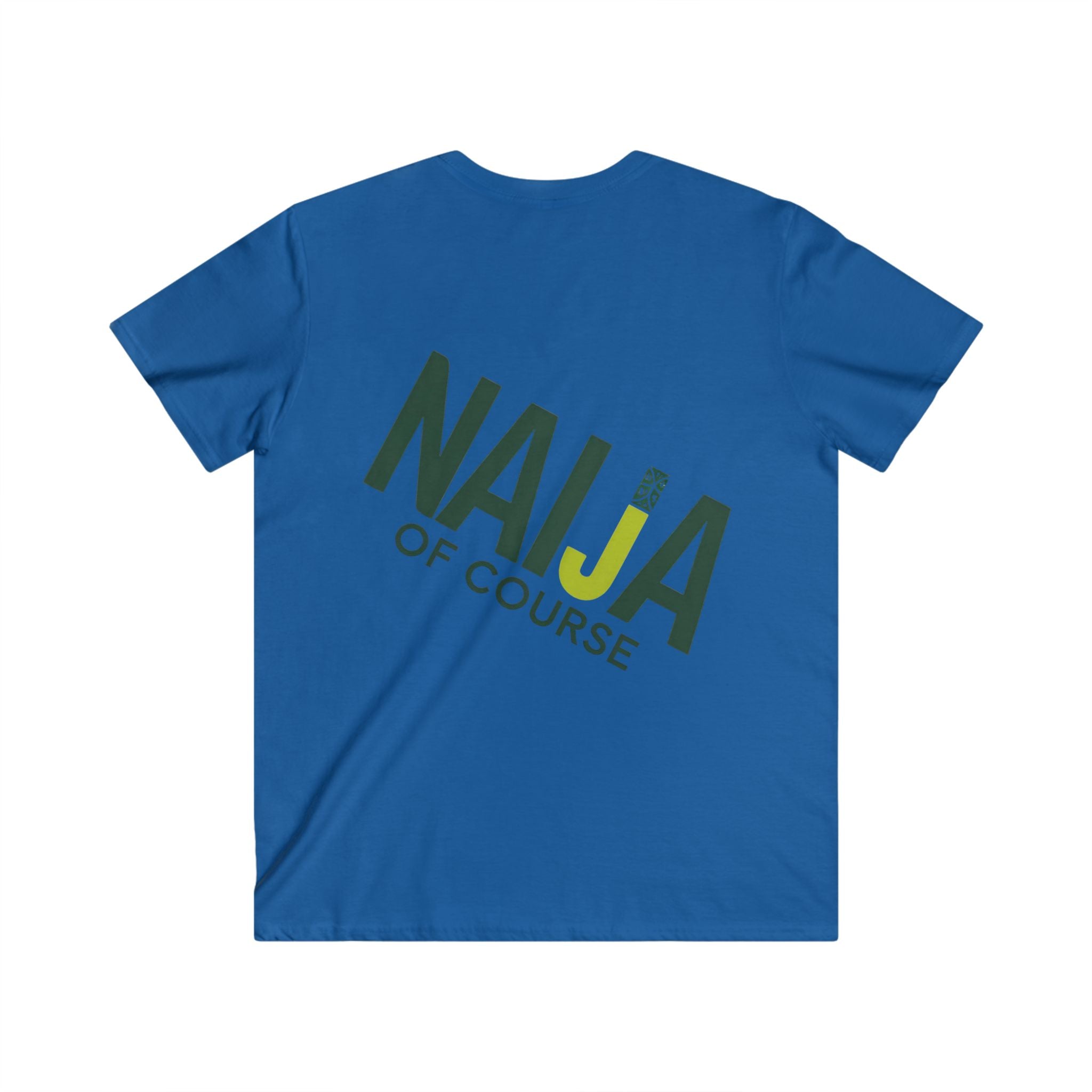 Up Nepa, Men's Fitted V-Neck Short Sleeve T-shirt