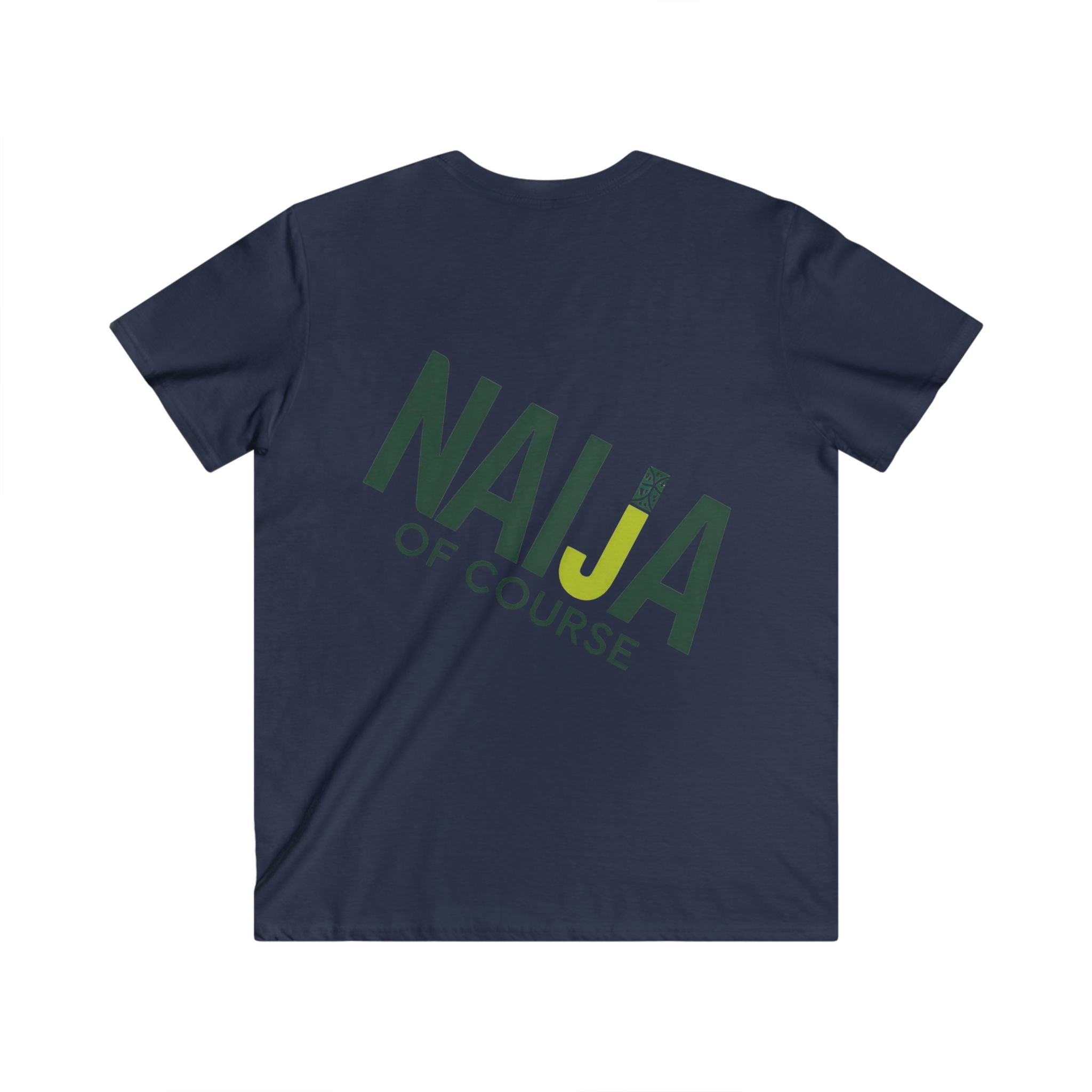 Up Nepa, Men's Fitted V-Neck Short Sleeve T-shirt