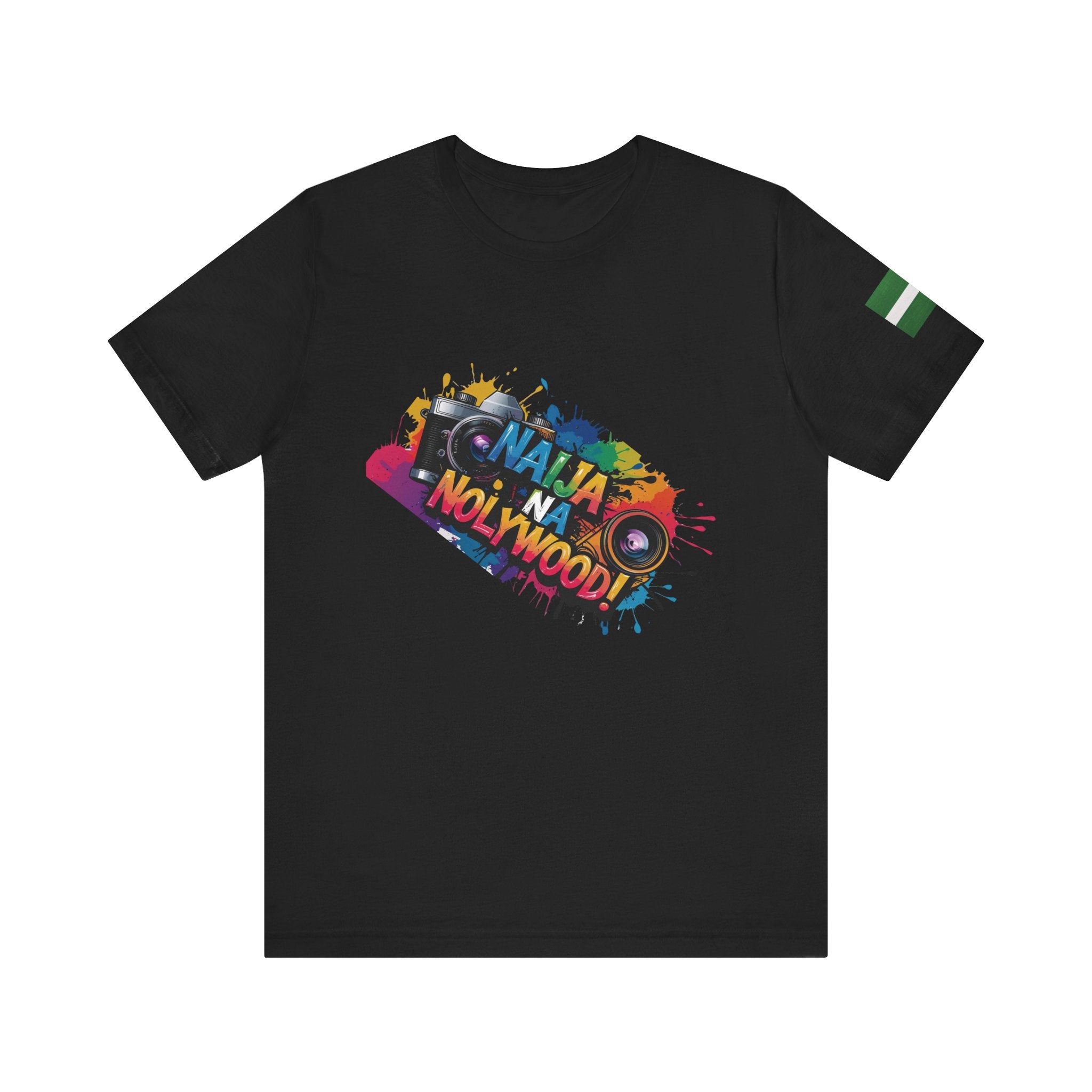 Naija, Na Nollywood Unisex T-shirt - Naija Of Course Fashion- Black T-shirt