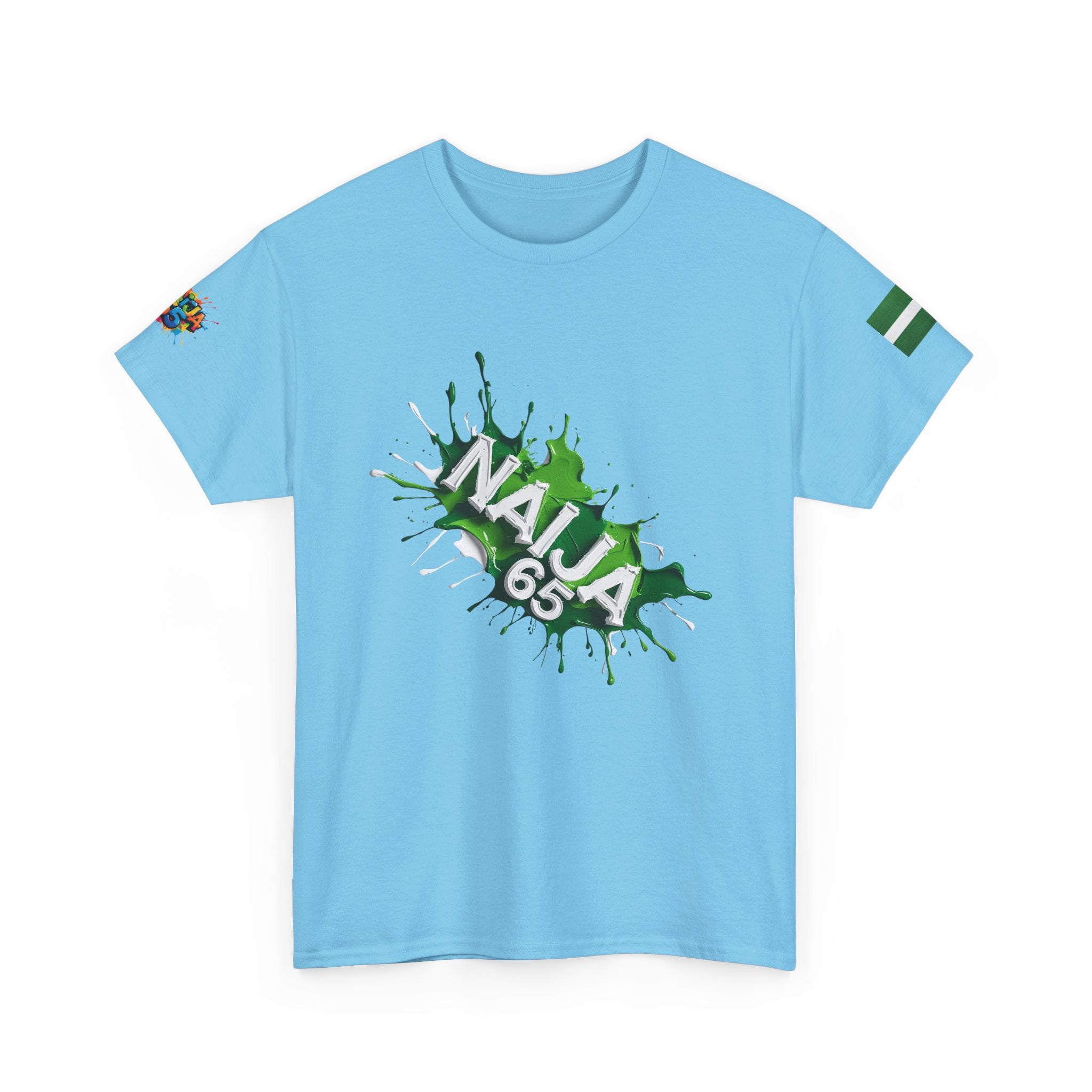 Naija 65TH INDEPENDENCE CELEBRATION, - Unisex Cotton T-shirt
