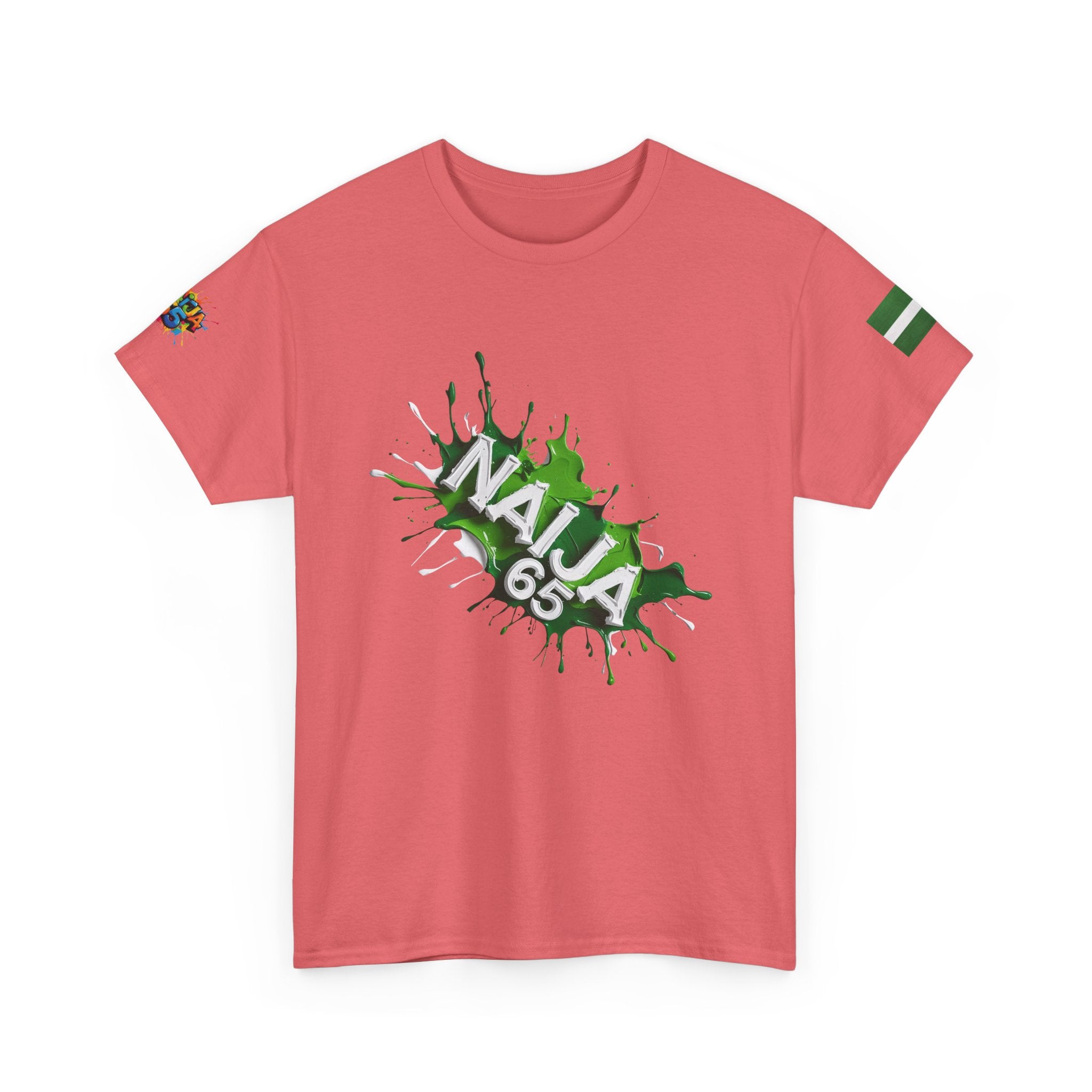 Naija 65TH INDEPENDENCE CELEBRATION, - Unisex Cotton T-shirt