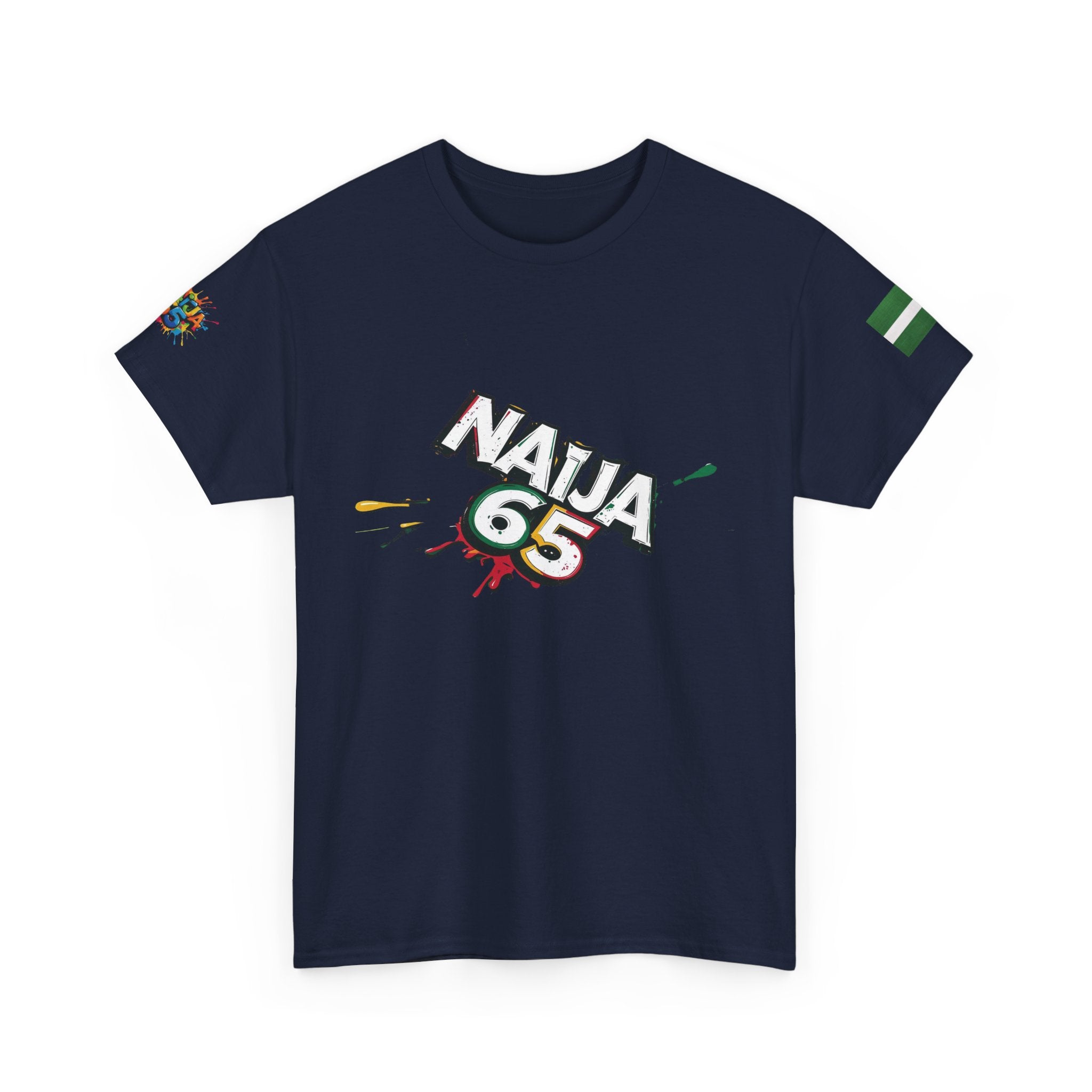 Naija 65TH INDEPENDENCE, Unisex Cotton T-shirt