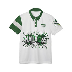 Naija, At 65 Independence Day Unisex Polo Shirt