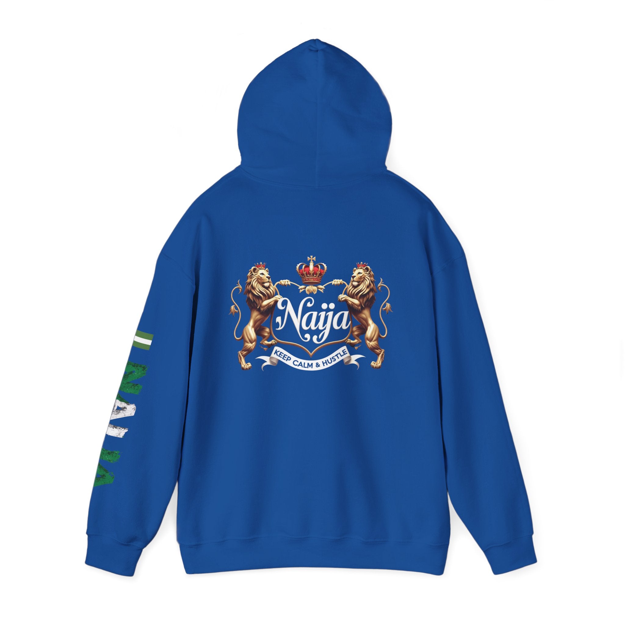 Nigeria- Naija Keep Calm & Hustle Hoodie.