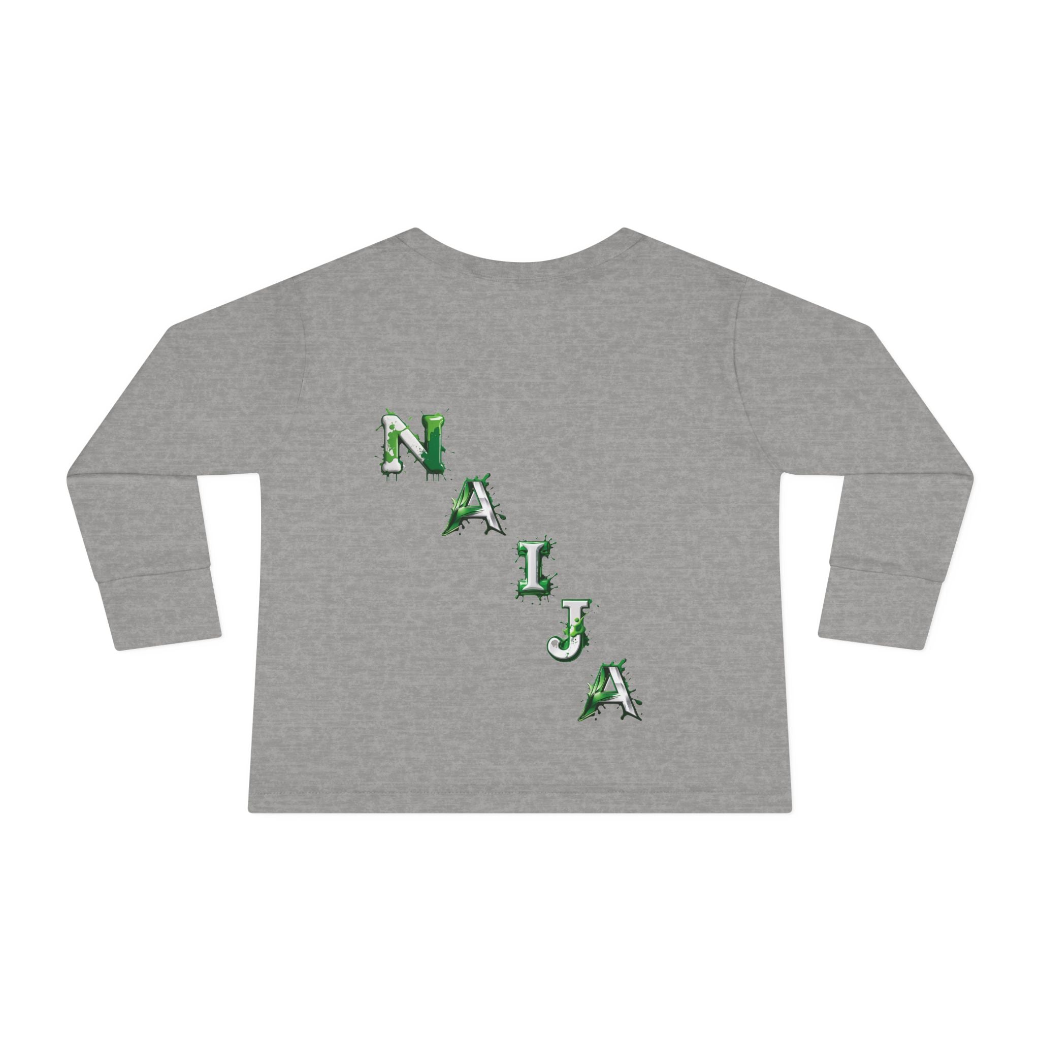 Naija Papa’s No Dey Take Dem Pickin Play, Toddler Long Sleeve T-shirt