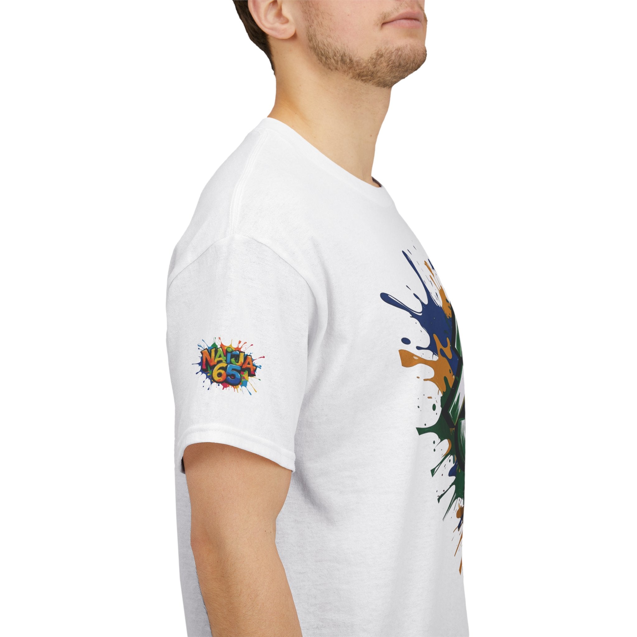 Naija, is 65, INDEPENDENCE DAY Unisex Cotton T-shirt