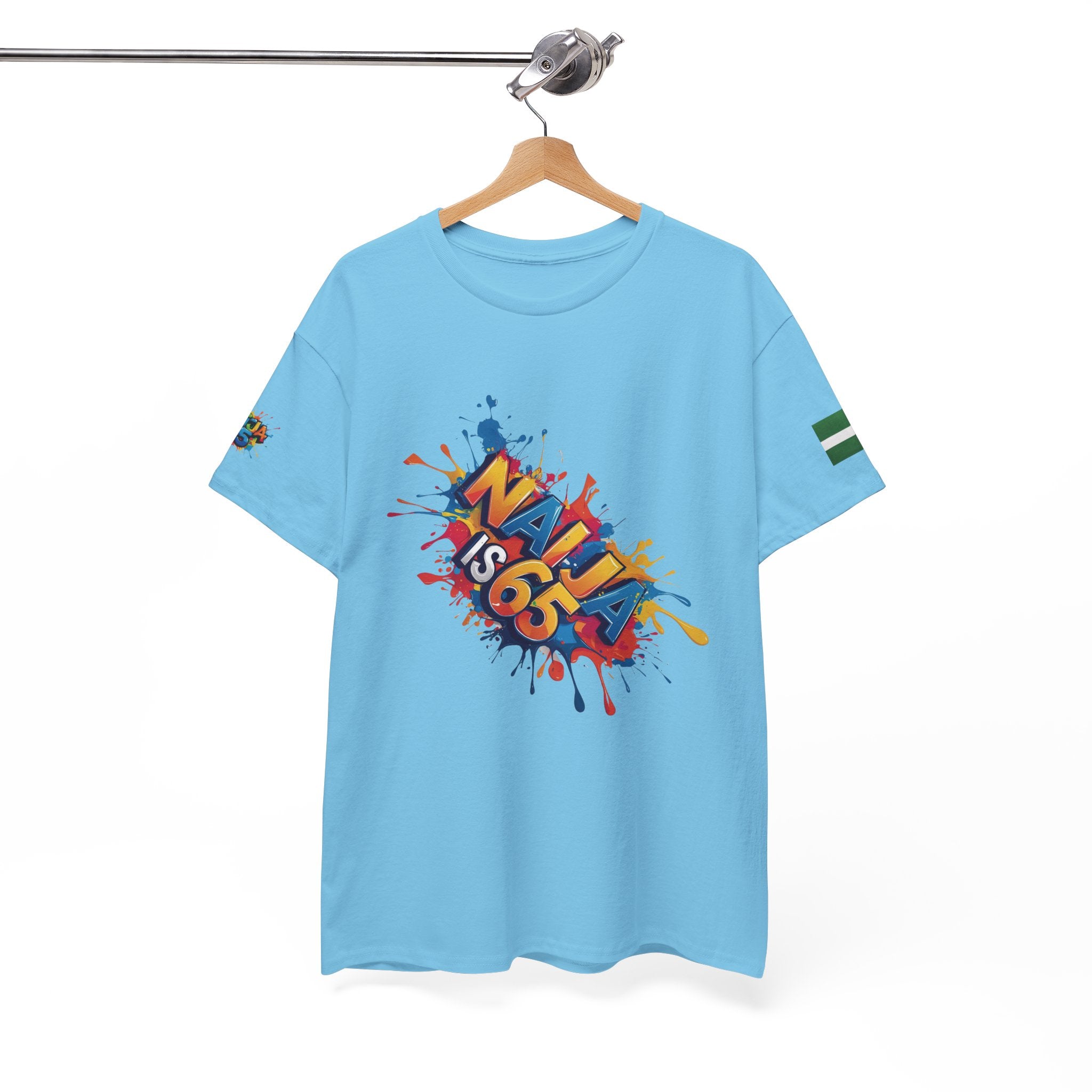 Naija is 65, INDEPENDENCE, Unisex, Cotton T-shirt